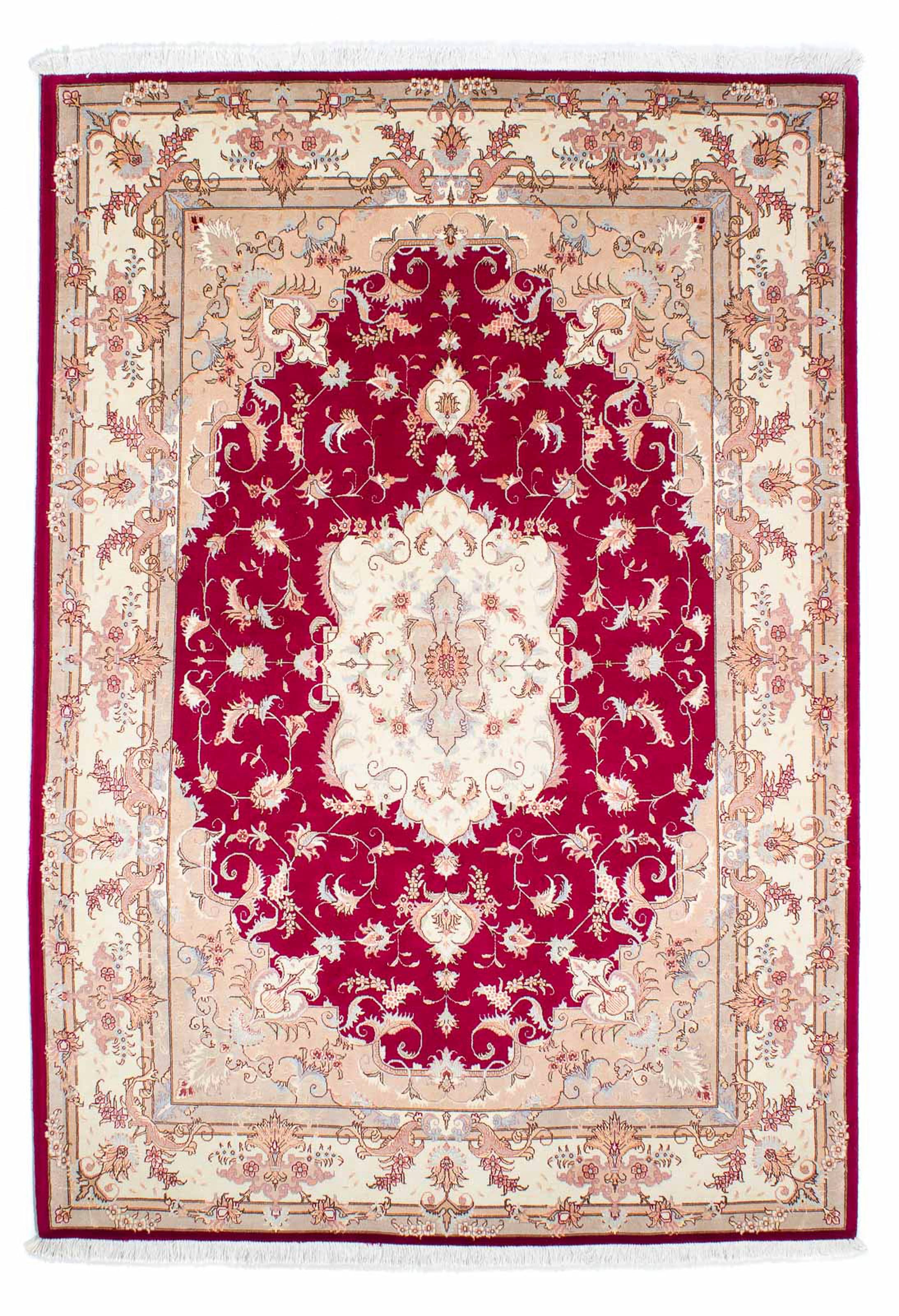 morgenland Orientteppich »Perser - Täbriz - Royal - 235 x 164 cm - rot«, re günstig online kaufen