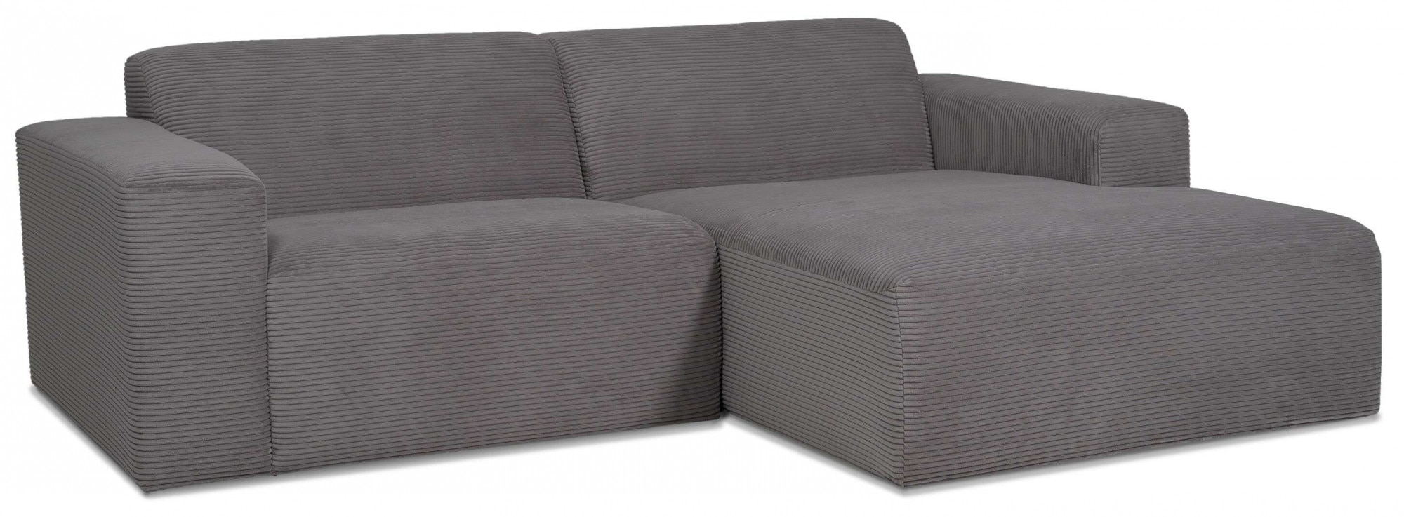 INOSIGN Ecksofa »Koa,228cm, L-Form, Modulsofa, Webstoff, Cord«, Designsofa, weicher Lounge-Sitzkomfort, Welleunterfederung, bodentief