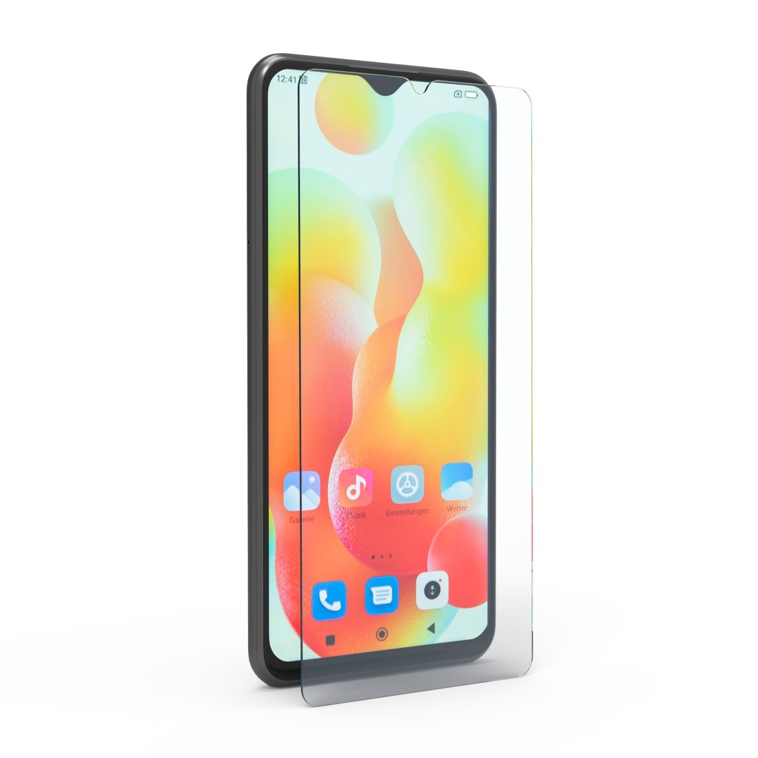 Hama Displayschutzglas »Schutzglas Smartphone für Xiaomi Redmi 13C, langlebig, robust«, für Xiaomi Redmi 13C, kein Kleber, rückstandslose Entfernung