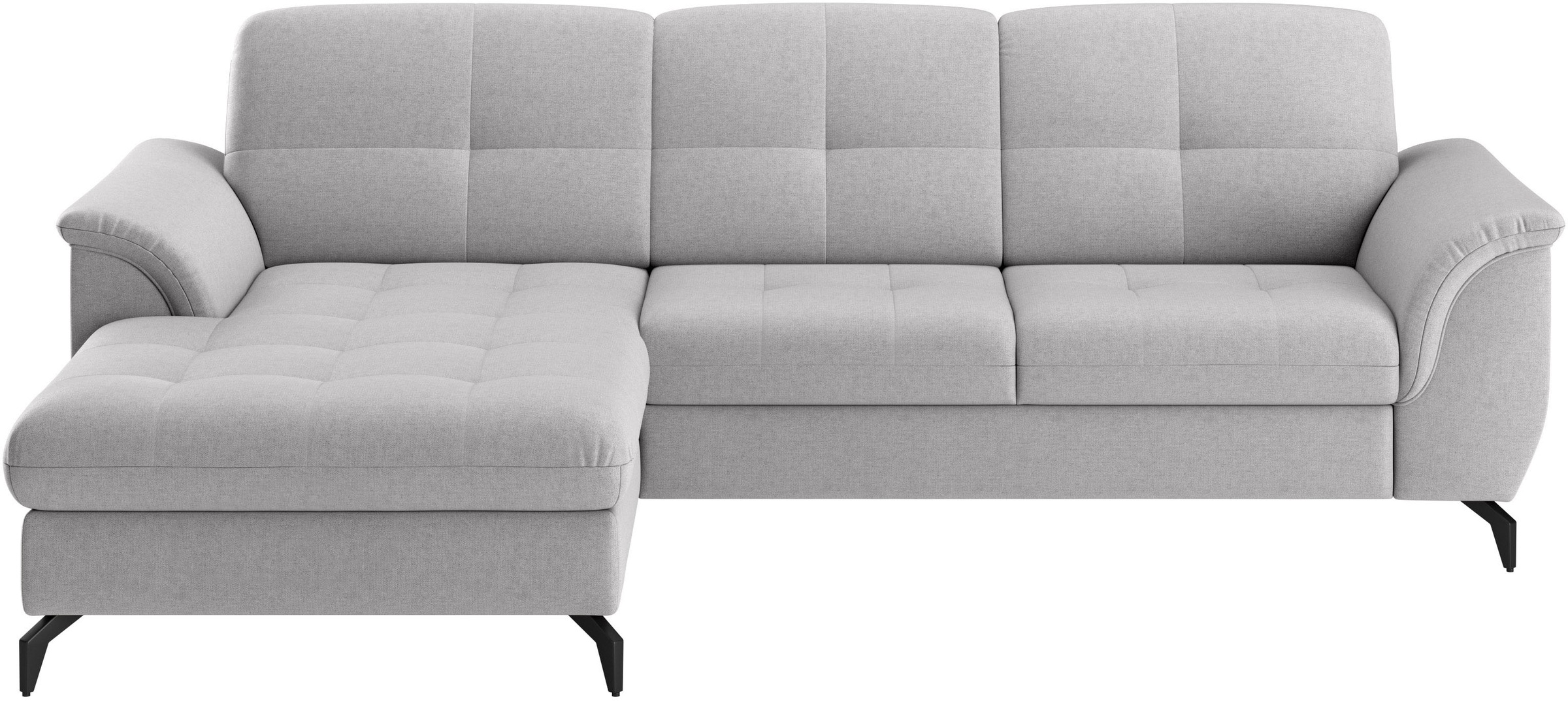 sit&more Ecksofa »Zora L-Form«, wahlweise mit Bettfunktion und Bettkasten