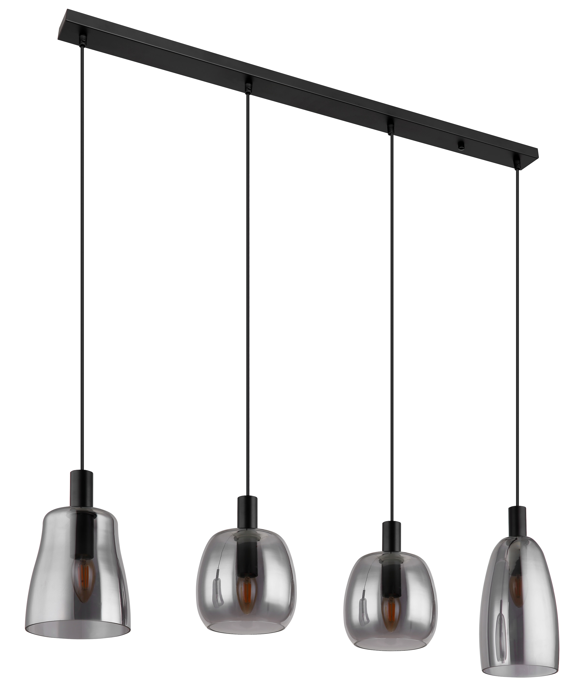 GLOBO LIGHTING Hängeleuchte »GARRI«, Leuchtmittel E14 | ohne Leuchtmittel, Hängelampe/Pendelleuchte/Esszimmer/Wohnzimmer/Esstisch