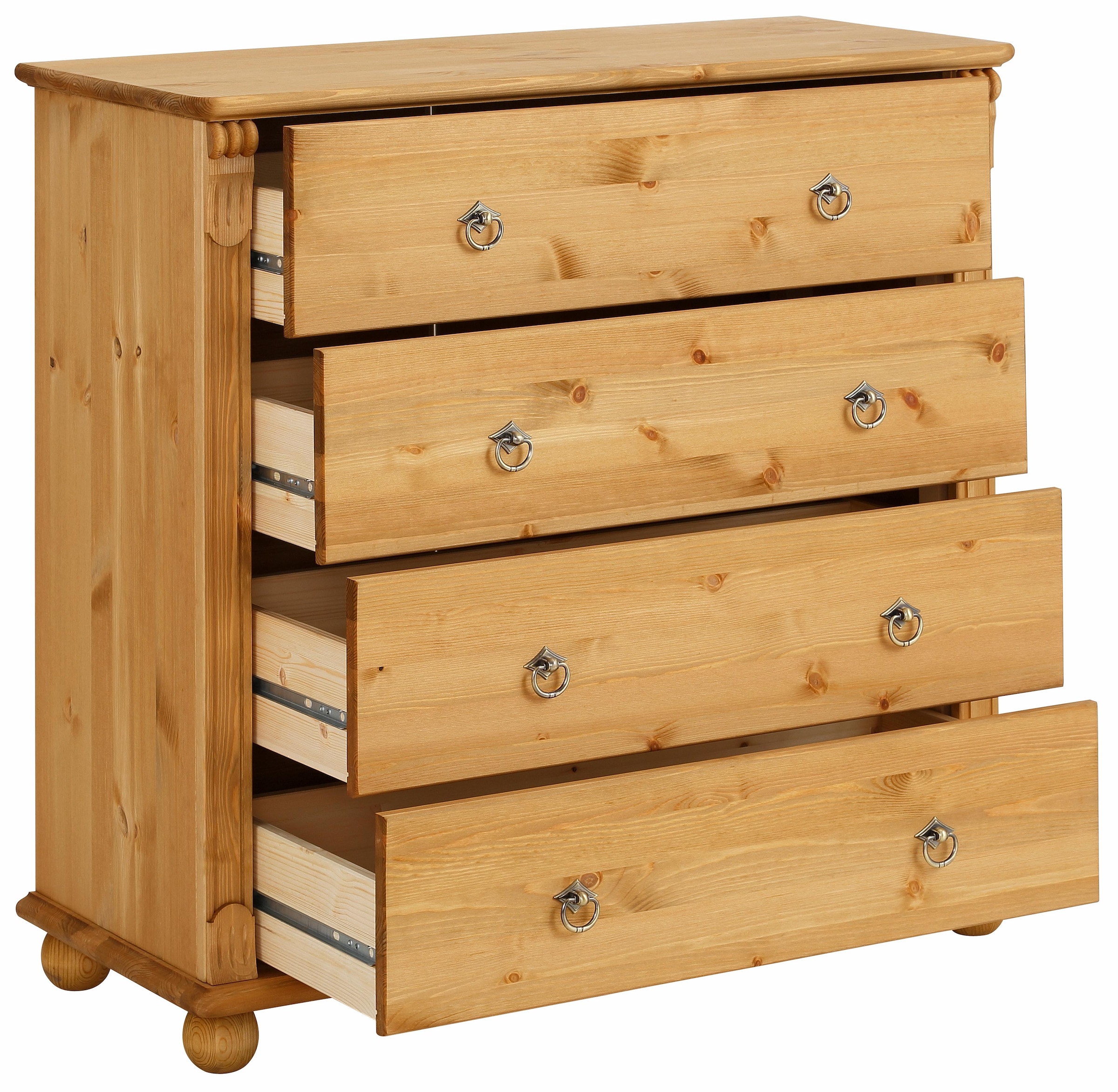 Home affaire Schubkastenkommode »Tessin«, Breite 90 cm, aus Kiefer massiv
