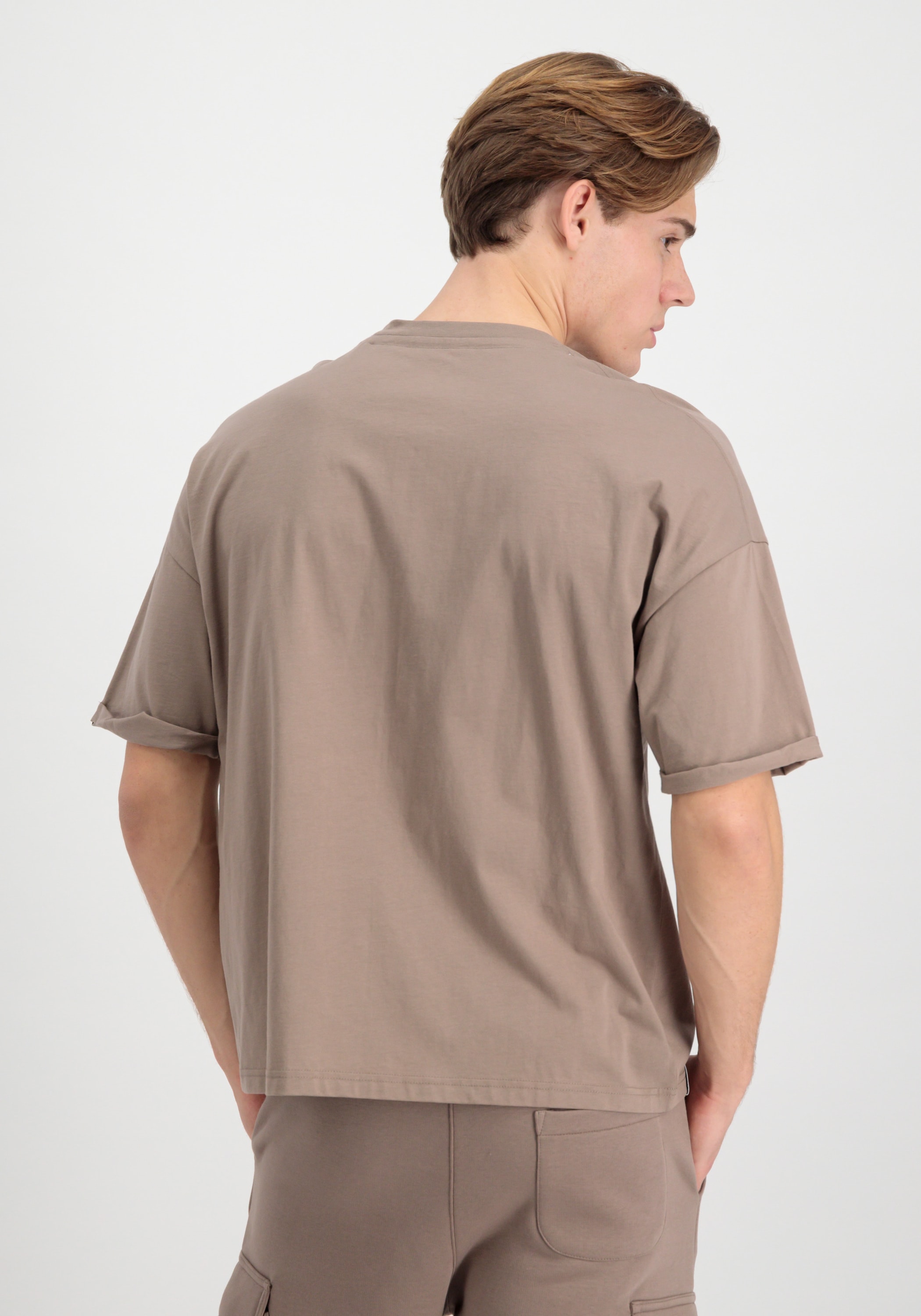 Alpha Industries T-Shirt »Alpha Industries Men - T-Shirts Organics OS Roll-Up T-Shirt«