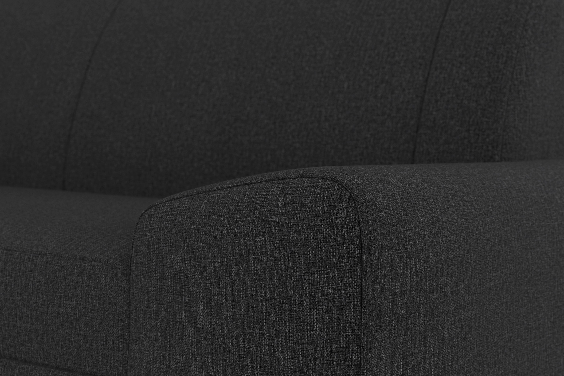 DOMO collection Ecksofa »Anzio in kubischer Formensprache, flache Armlehnen, L-Form«, Wahlweise mit Bettfunktion und Federkern für hohen Sitzkomfort