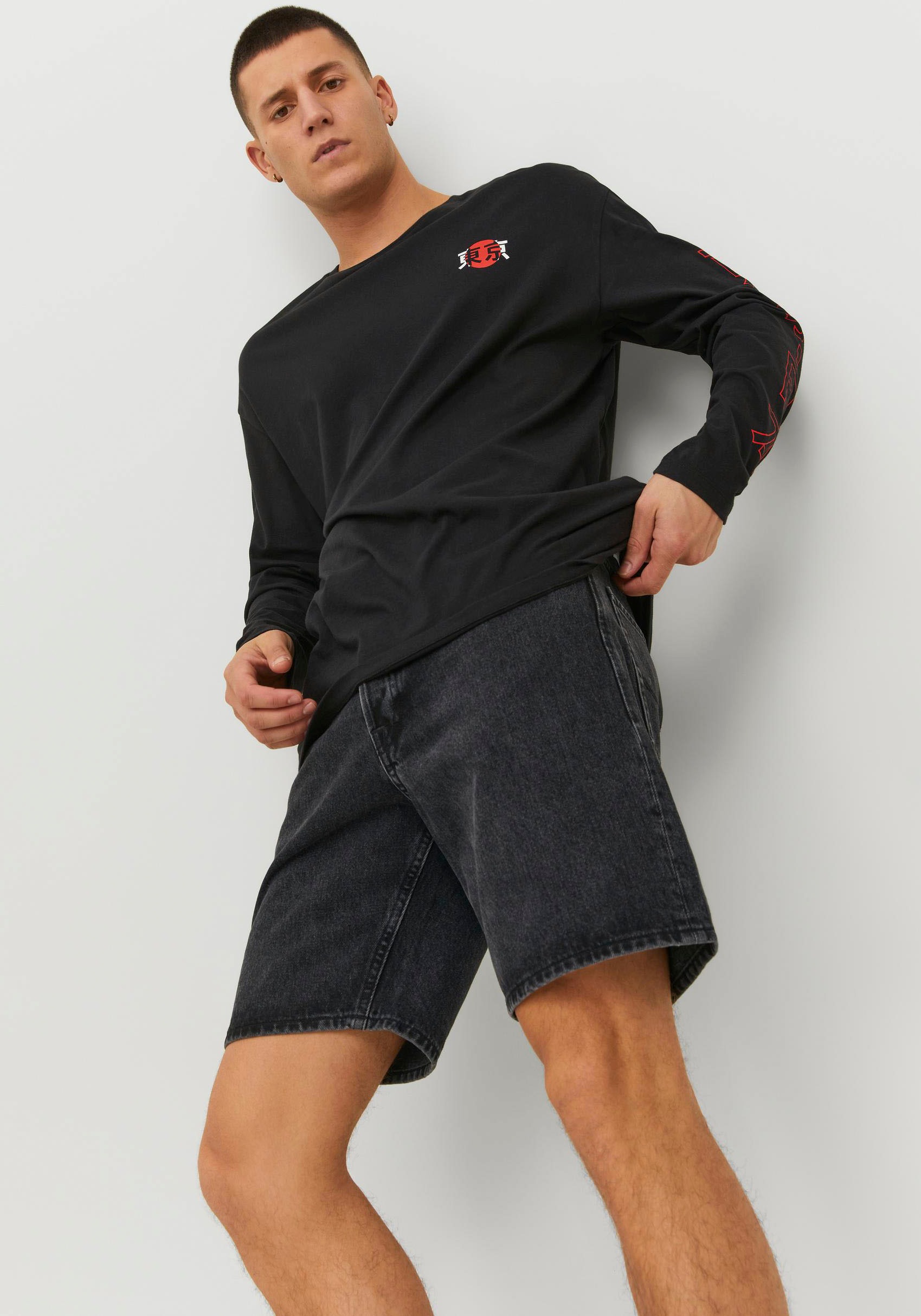 10. Bild von Jack & Jones Jeansshorts »JJICHRIS JJORIGINAL SHORTS MF 255 SN«