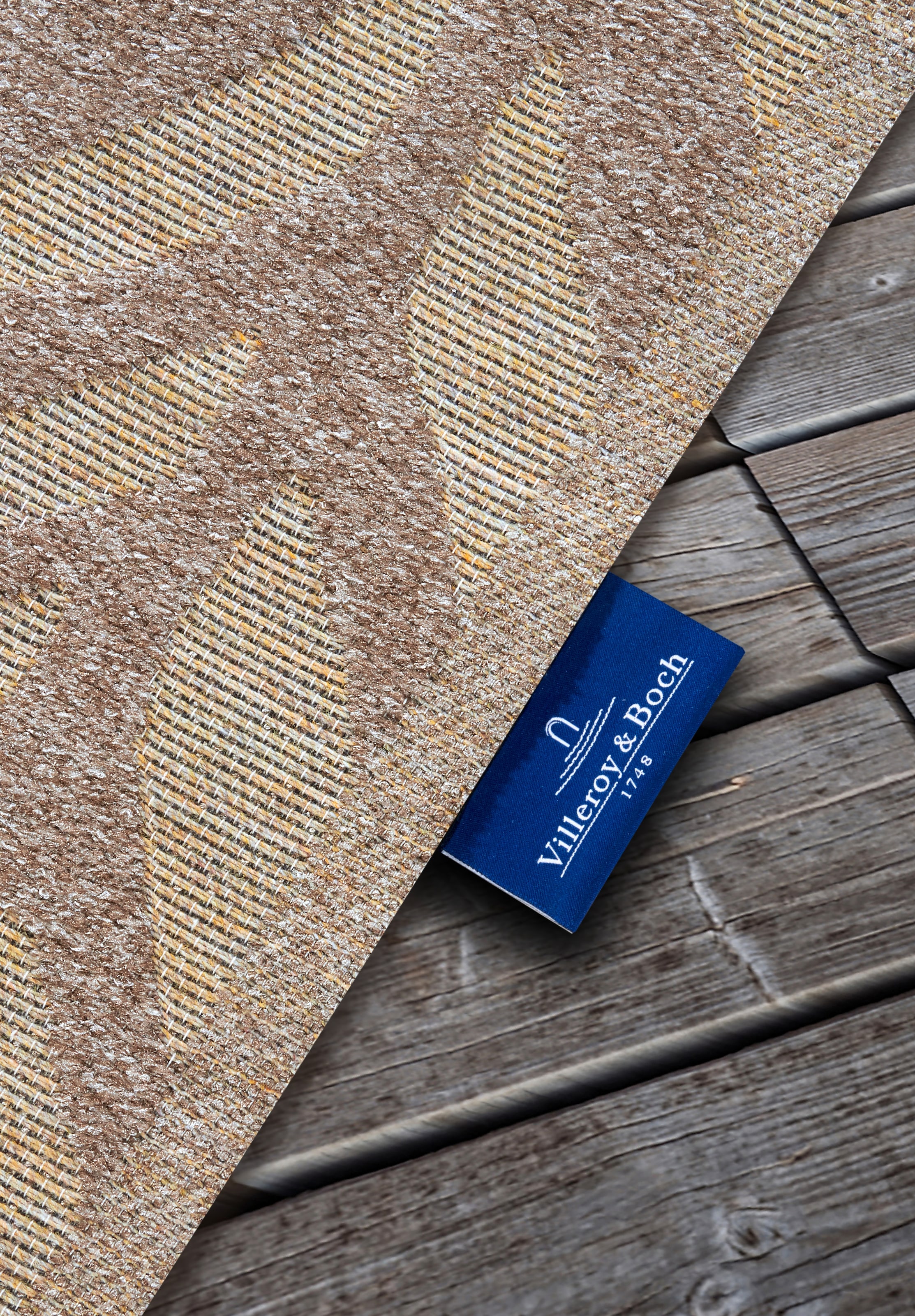 Villeroy & Boch Outdoorteppich »Georgette«, rechteckig, 4 mm Höhe, In-& Outdoor, Flachgewebe, wetterfest, Terrasse, Balkon, modern, Trend