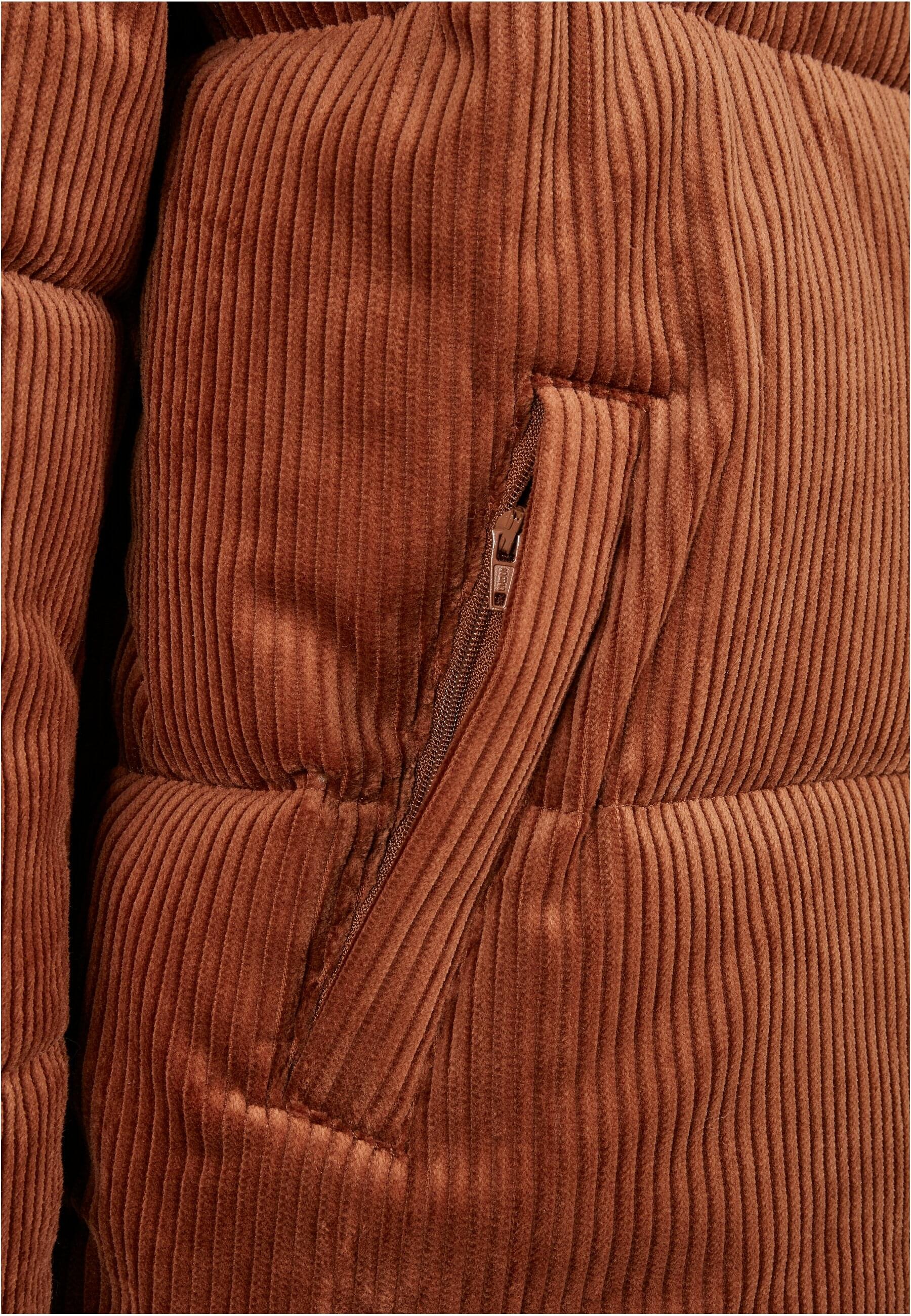 URBAN CLASSICS Winterjacke »Urban Classics Herren Boxy Corduroy Puffer Jacket« 1 Stk. tlg. ohne Kapuze