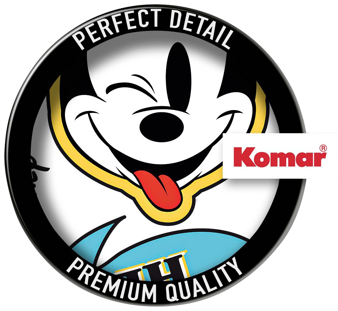Komar Vliestapete »Selbstklebende Vlies  - Mickey Hey XXL - Größe 127 x 200 cm«, bedruckt, Kinderzimmer