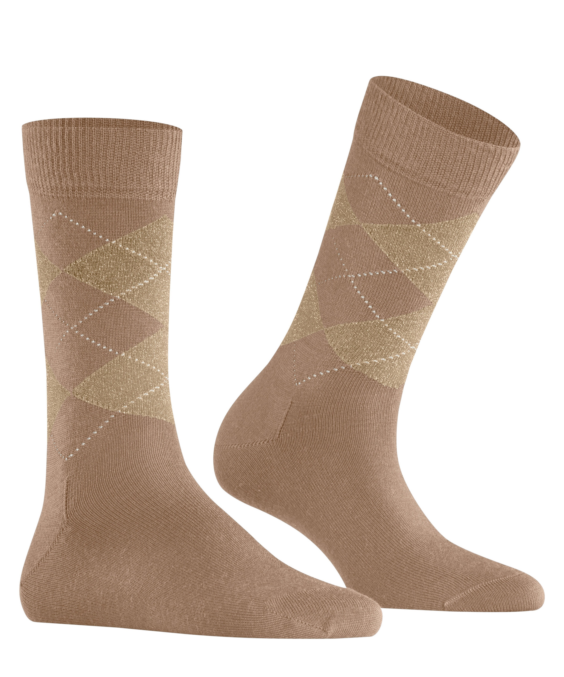 Burlington Socken »Marylebone Glitter« Einheitsgröße 36-41, Argyle-Muster, Lurex-Fäden, wärmend