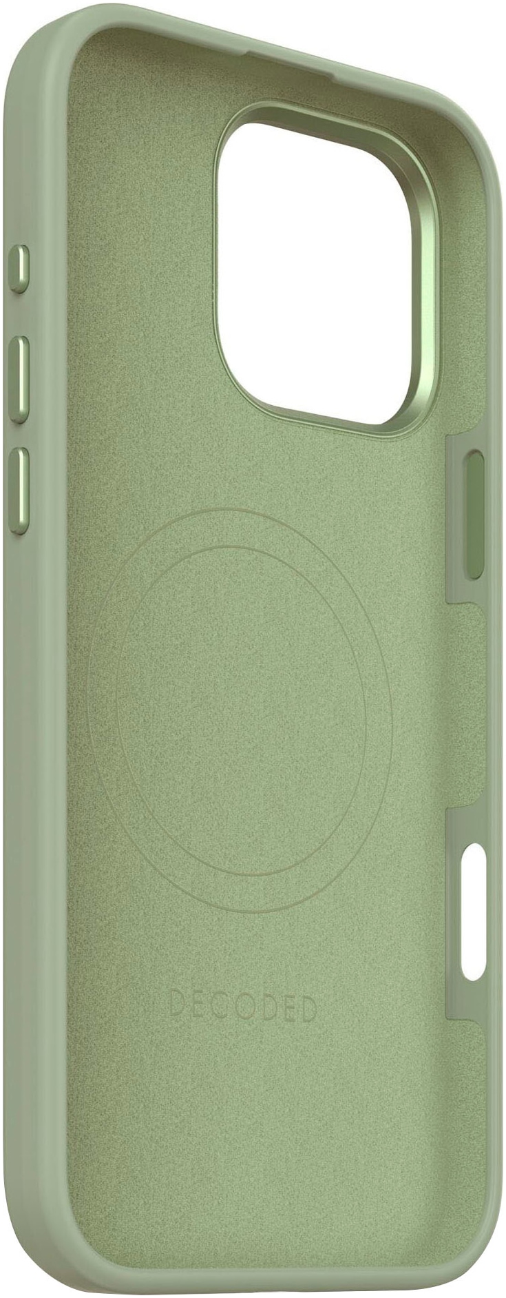 DECODED Smartphone-Hülle »AntiMicrobial Silicone Backc. iPhone 16 Pro Max«, Smartphones