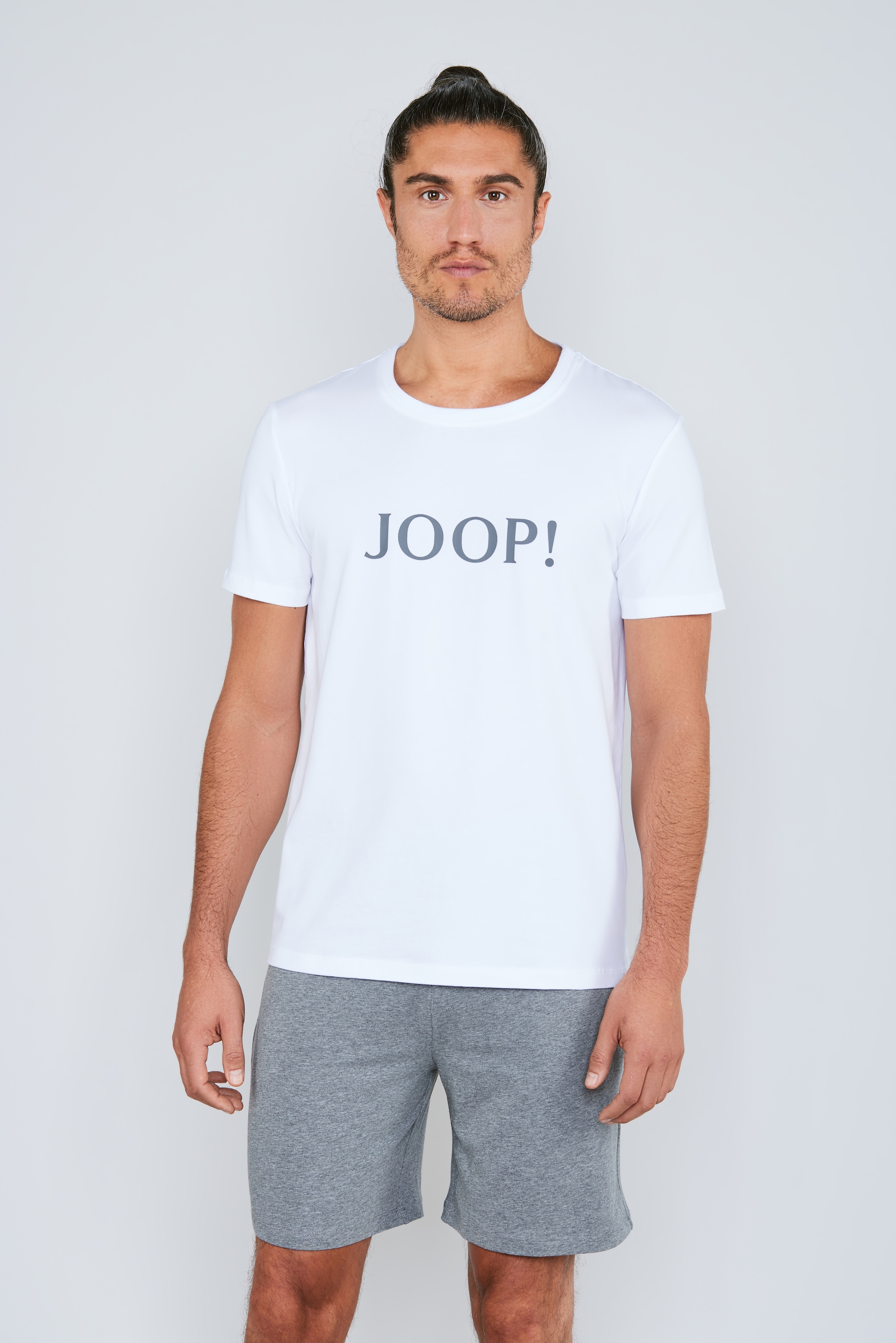 JOOP! T-Shirt »Comfort« Rundhalsausschnitt, Logoschriftzug, kurzärmelig