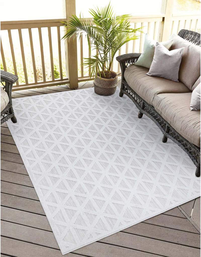 Carpet City Teppich »In-& Outdoorteppich Santorini 446, 3D-Effekt, Geo-Must günstig online kaufen