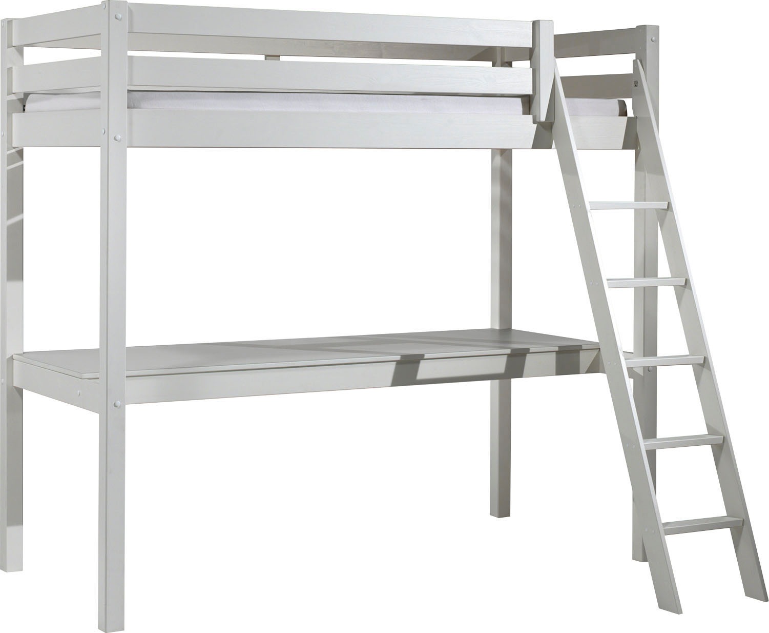 Vipack Hochbett "Pino, Kiefer massiv, sehr standfest, Made in Europe, mit S günstig online kaufen