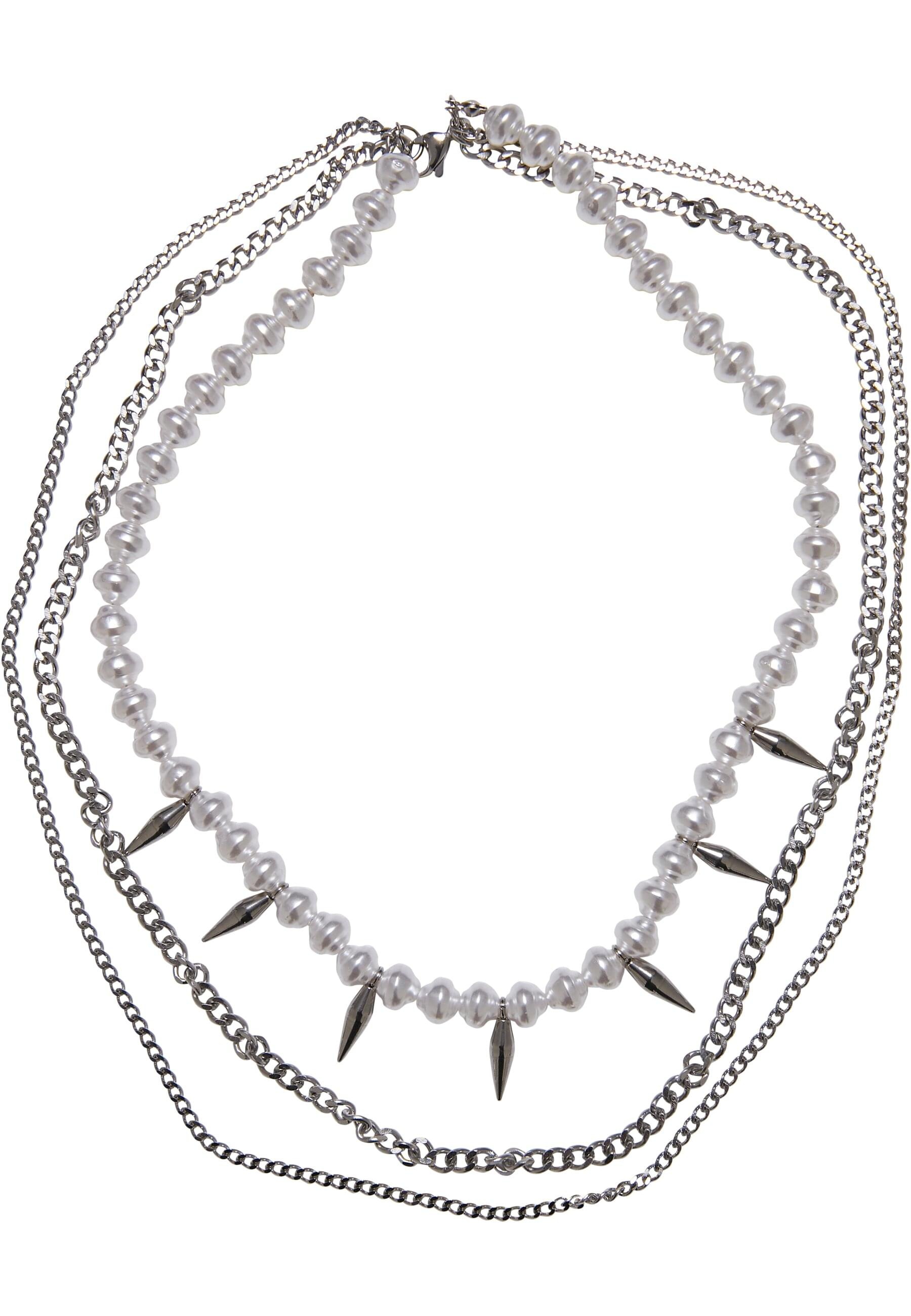 URBAN CLASSICS Kette mit Anhänger »Urban Classics Unisex Meridian Pearl Layering Necklace«