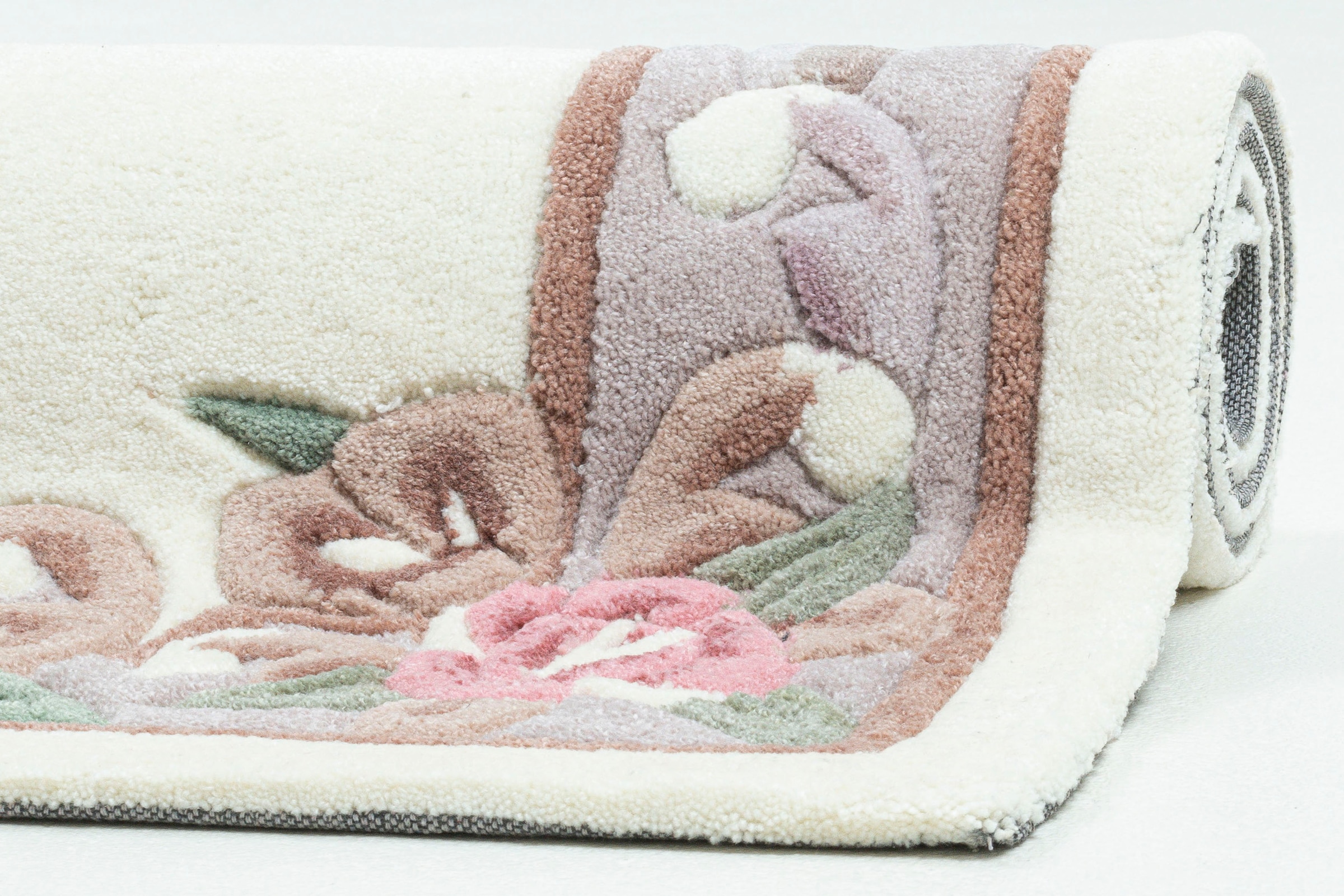 THEKO Bettumrandung »Ming«, (3 tlg.), Bettvorleger, Läufer-Set, hochwertiges Acrylgarn, florales Design