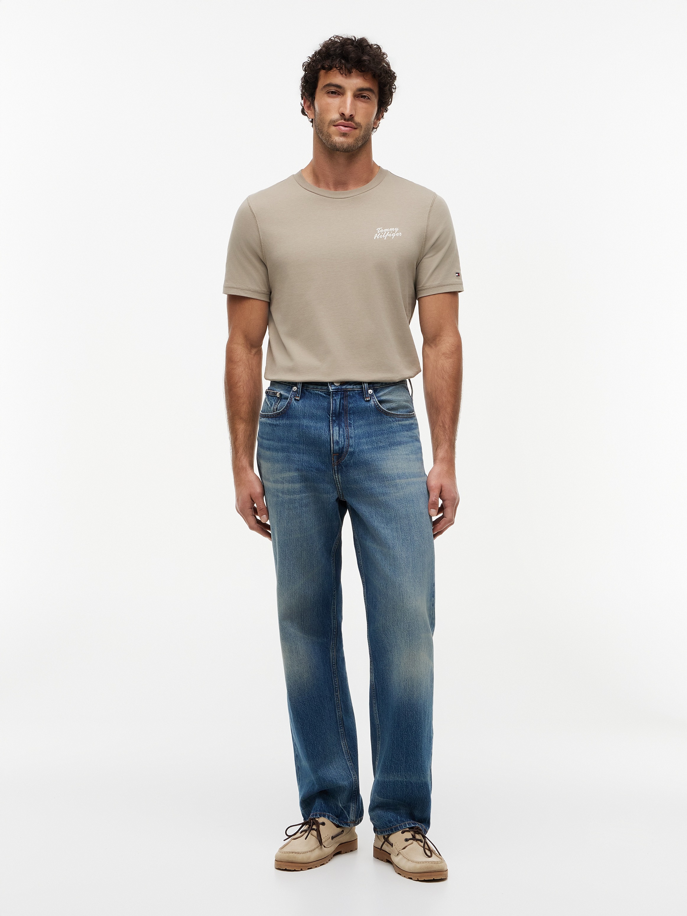 Tommy Hilfiger T-Shirt »PALM PHOTO PRINT« mit Fotoprint hinten