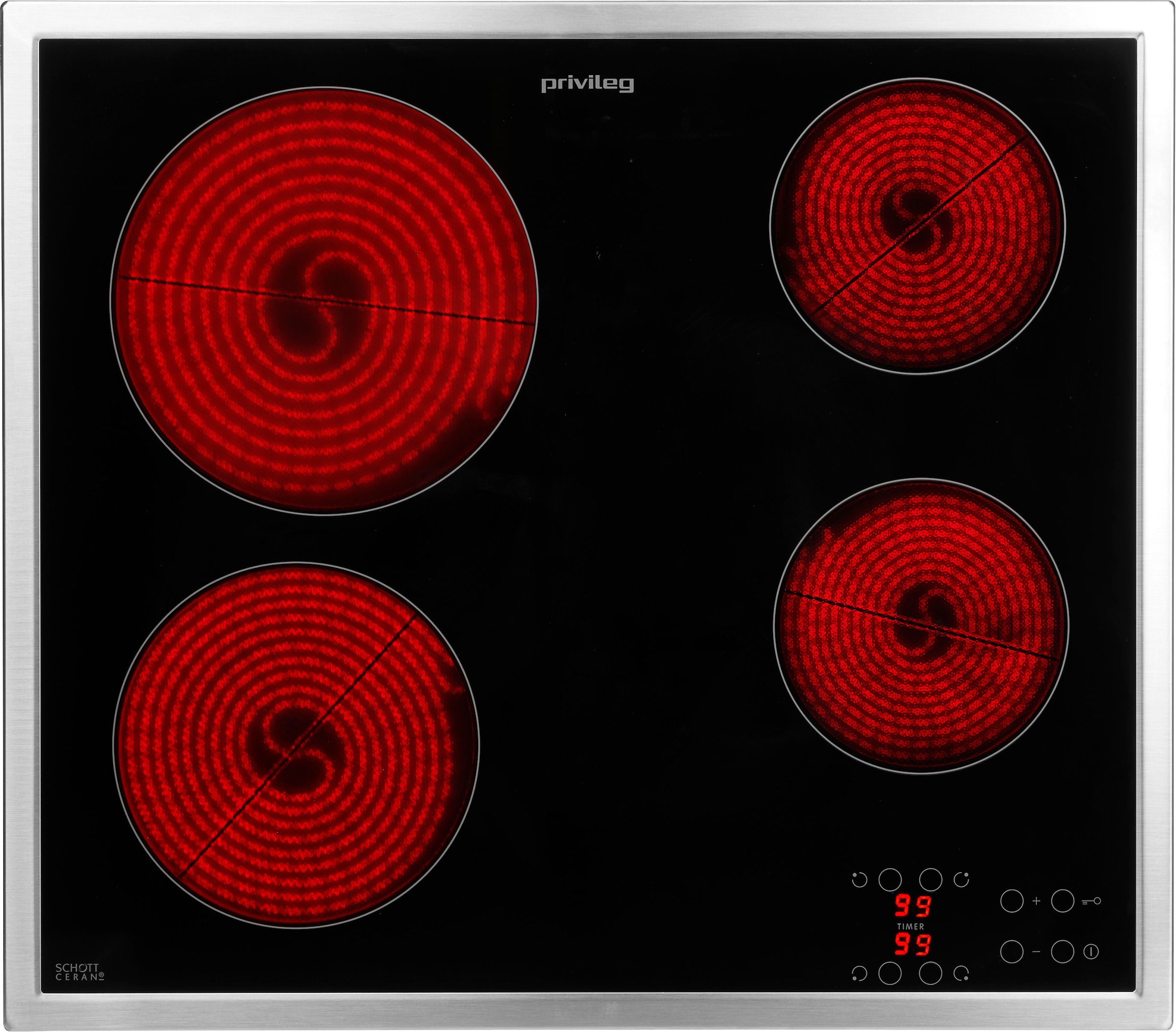 Privileg Backofen-Set »PBWK3 JH8S BLG«, mit 1-fach-Teleskopauszug, Hydrolyse