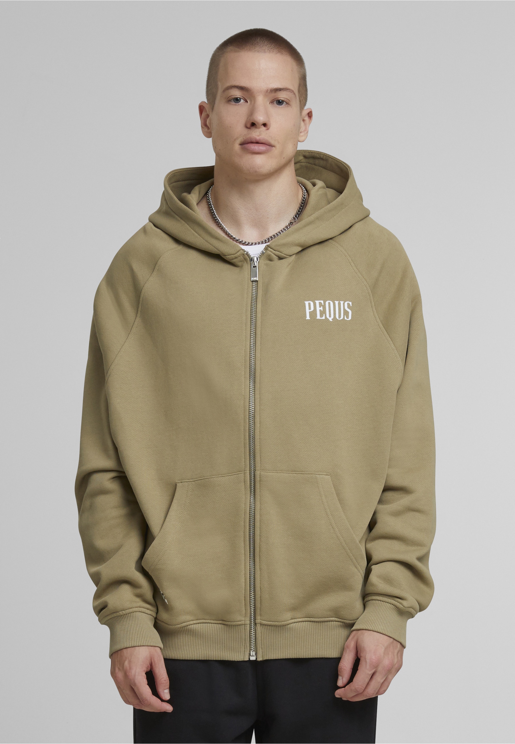PEQUS Kapuzenpullover »PEQUS PEQUS Back Logo Zip-Hoodie« 1 tlg.