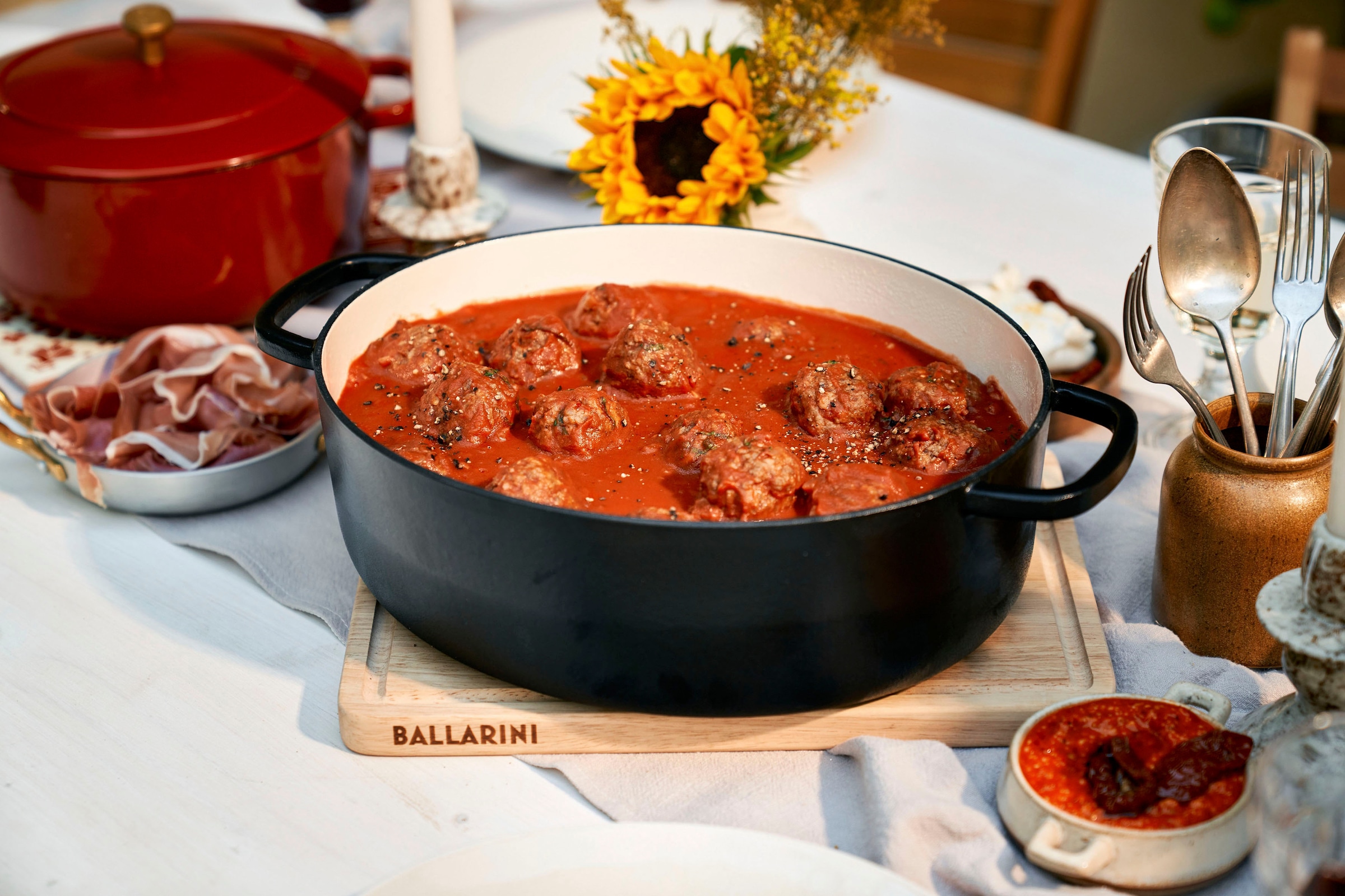 BALLARINI Bräter »Bellamonte Cocotte«, Gusseisen, (1 tlg.), robust, kratzfeste Emaille-Beschichtung, spülmaschinengeeignet
