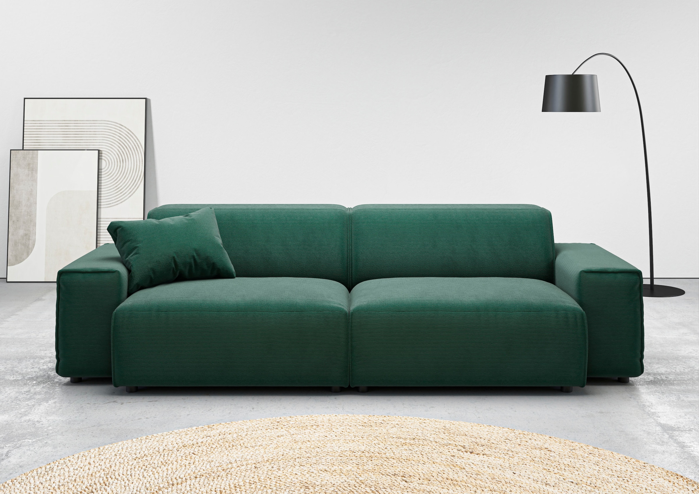 andas Big-Sofa »Glimminge auch in Breitcord, Feincord + Easy care-Bezug,«, günstig online kaufen