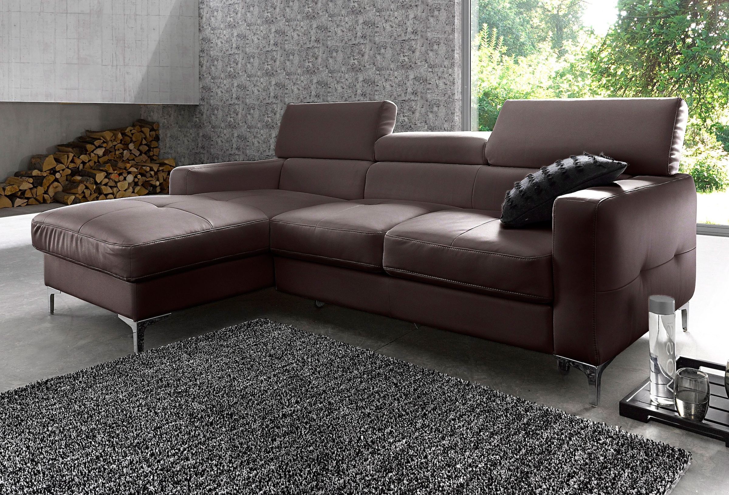 COTTA Polstergarnitur »Sammy L-Form«, (Set), Set bestehend aus: Ecksofa mit günstig online kaufen