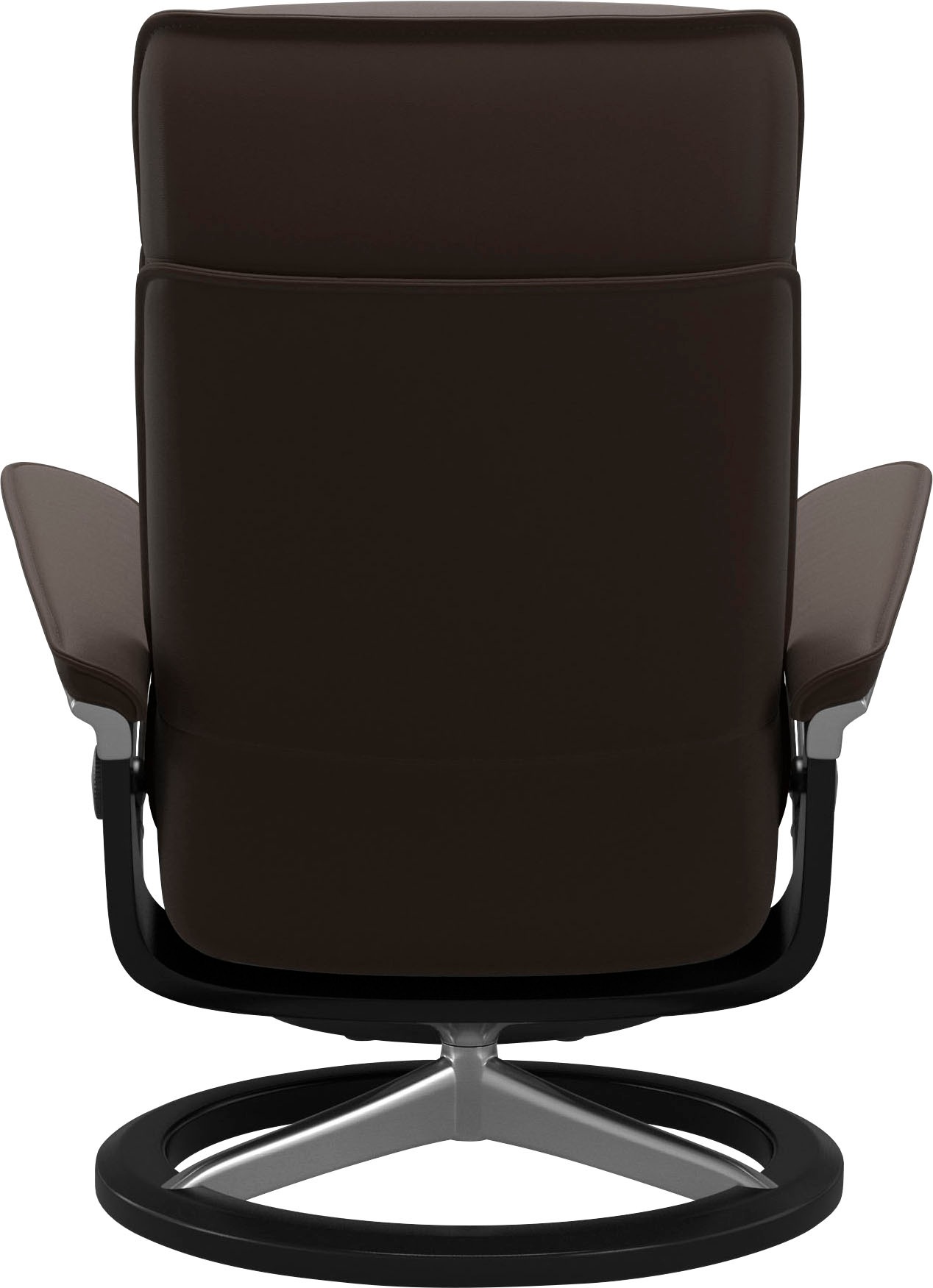 Stressless® Relaxsessel »Admiral«, (Set, Relaxsessel inkl. Hocker), mit Signature Base, Größe M & L, Gestell Schwarz
