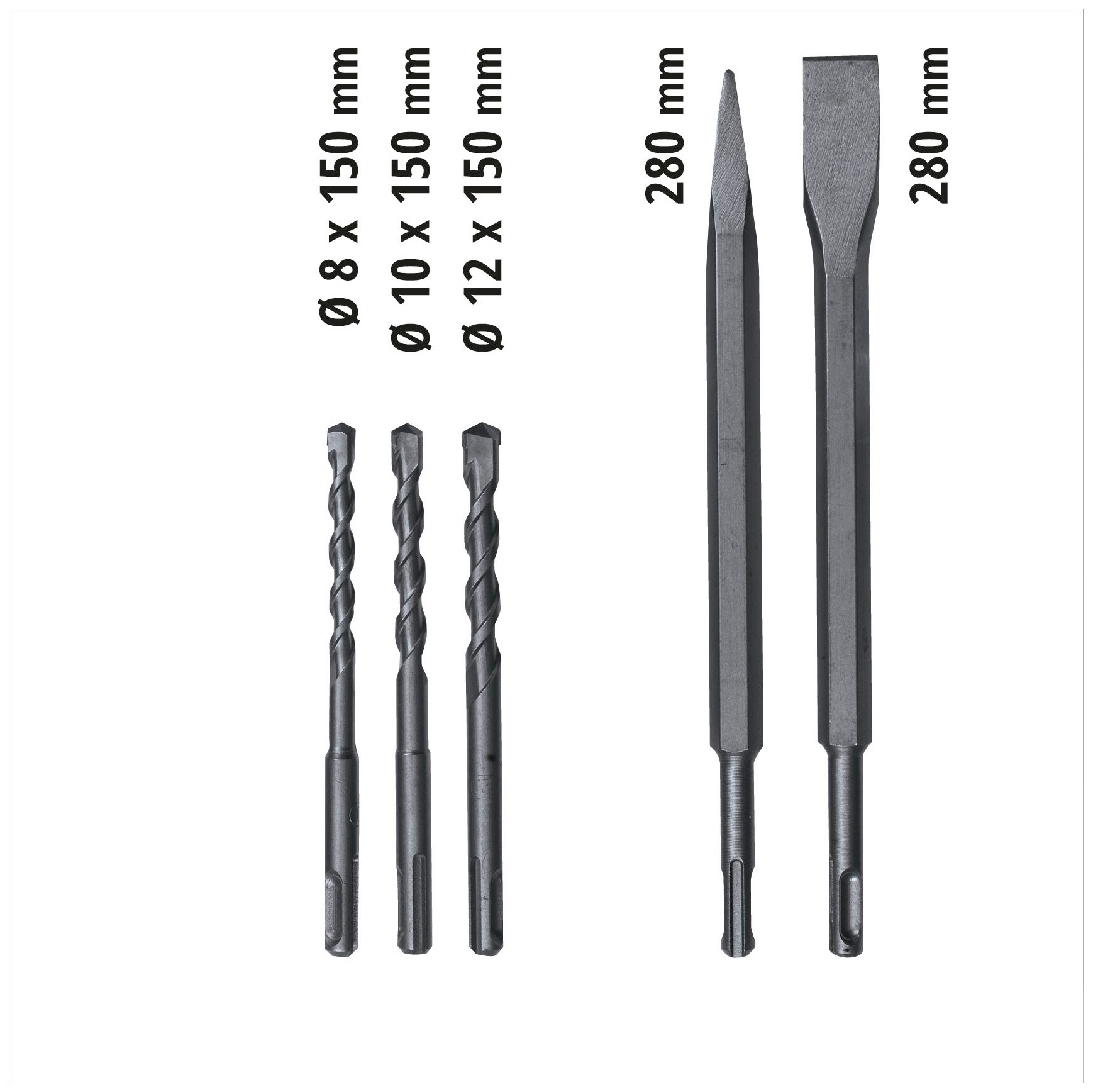 Einhell Bohrhammer »TE-RH 32 4F Kit«, (3 tlg.), inkl. Koffer für universelle Aufbewahrung von Werkzeug und Zubehör