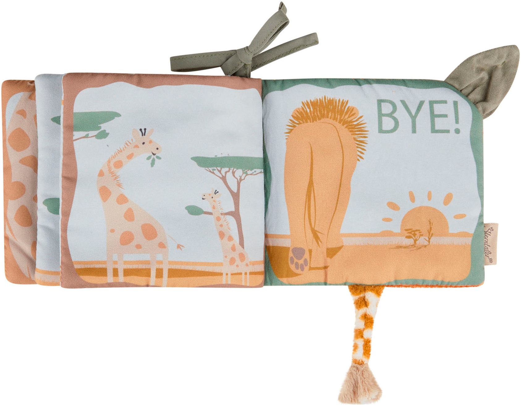 Sterntaler® Greifspielzeug »Spielbuch Safari«