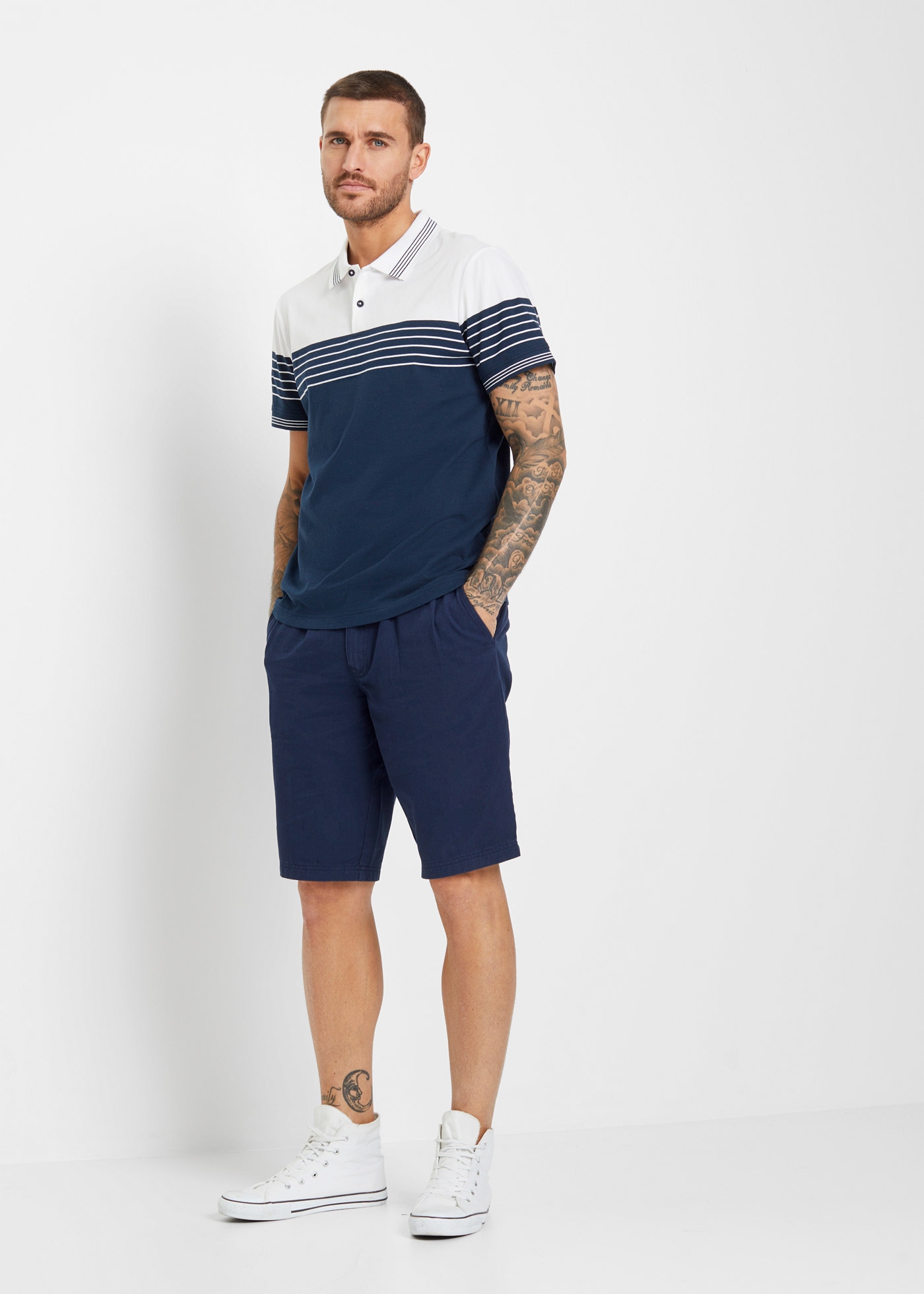 bonprix Poloshirt Regular Fit, Kurzarm, aus Baumwoll-Jersey
