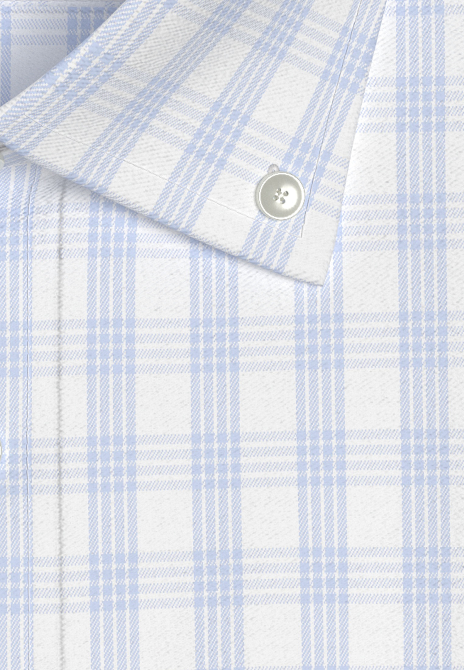 seidensticker Businesshemd »Comfort« Comfort 1/2 Button-Down-Kragen Karo