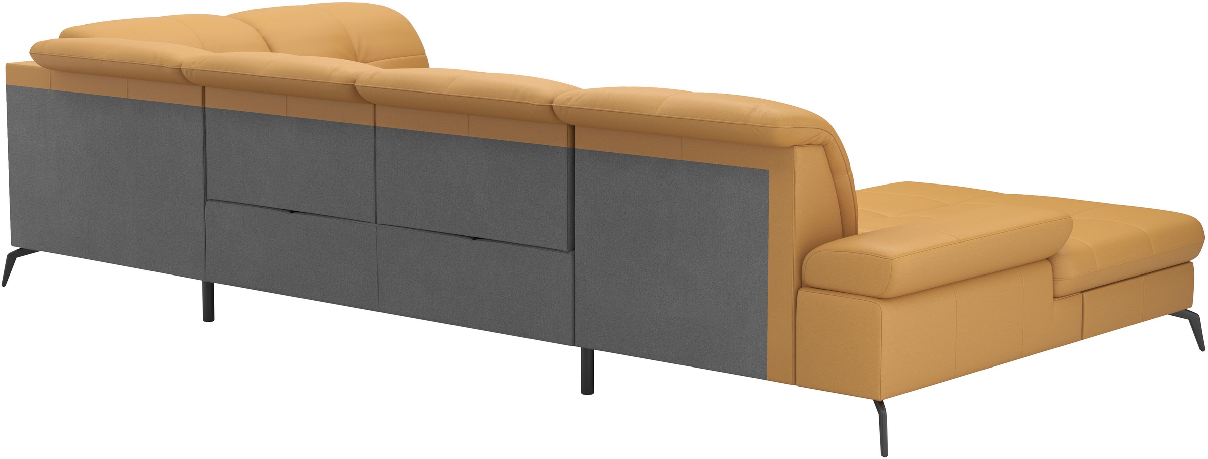 sit&more Wohnlandschaft »Amica, U-Form, inkl. Sitztiefenverstellung und Armteilverstellung«, wahlweise mit Kopfteilverstellung, Bettfunktion und Bettkasten