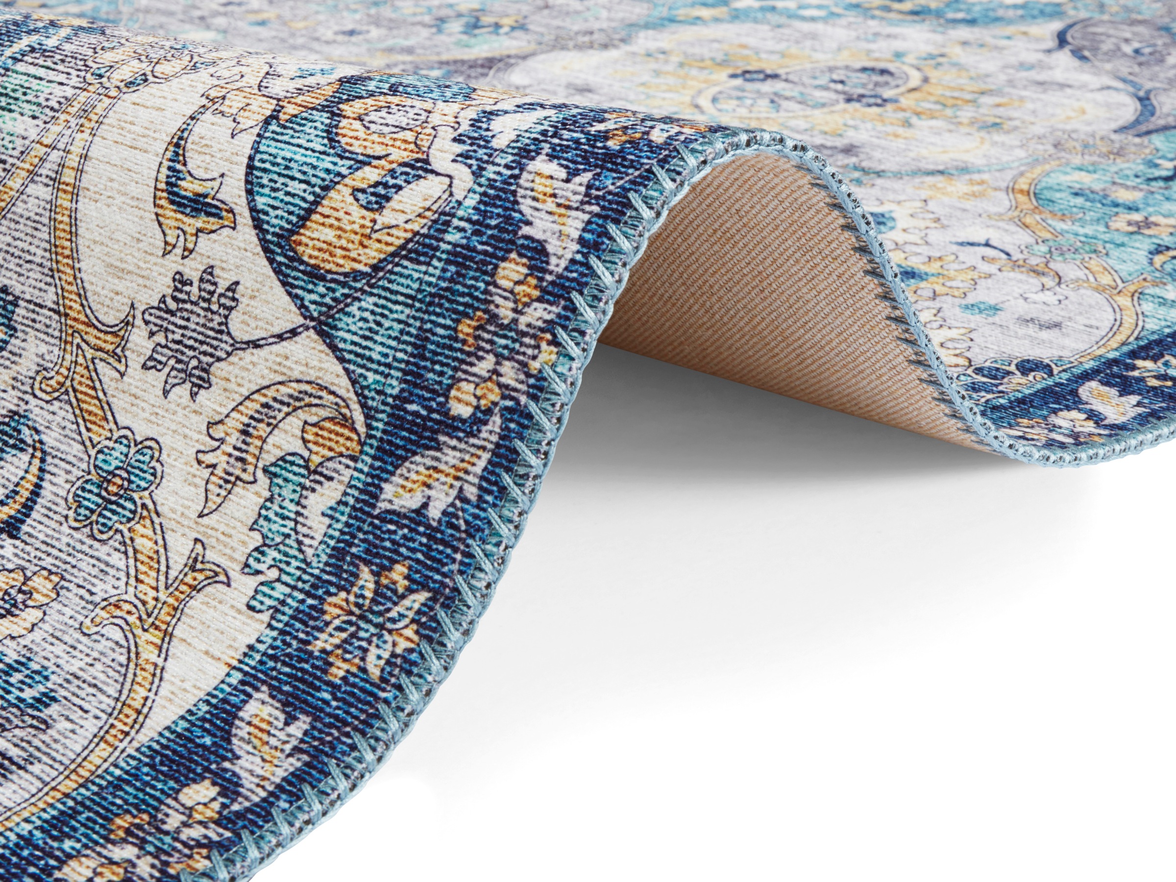 ELLE DECORATION Teppich »Kashmir Ghom«, rechteckig, 5 mm Höhe, Orientalisch günstig online kaufen