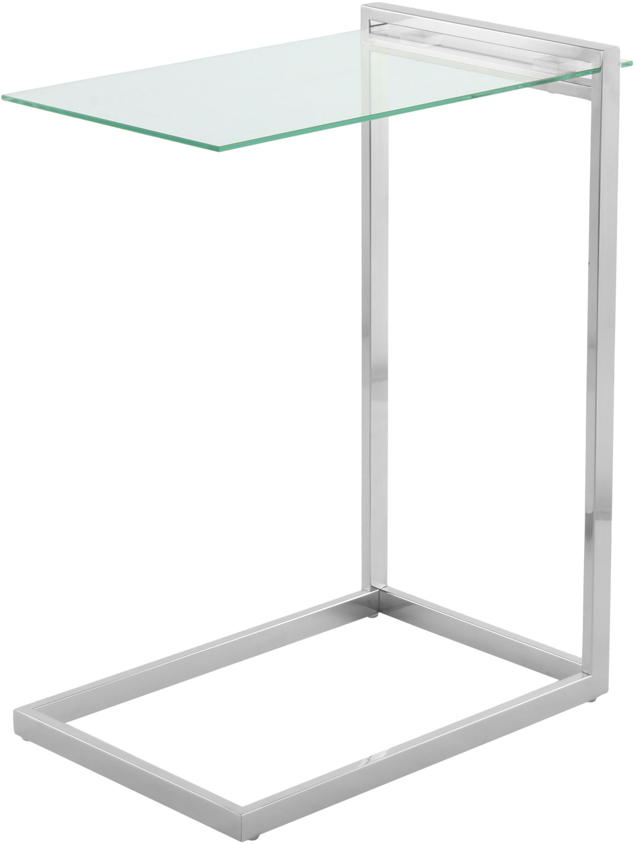 KAYOOM Beistelltisch »Luciana 225, Modernes C-förmiges Design« 1 Stk. tlg. Modernes C-förmiges Design, dezentes Design, leicht zu reinigen Klar /...