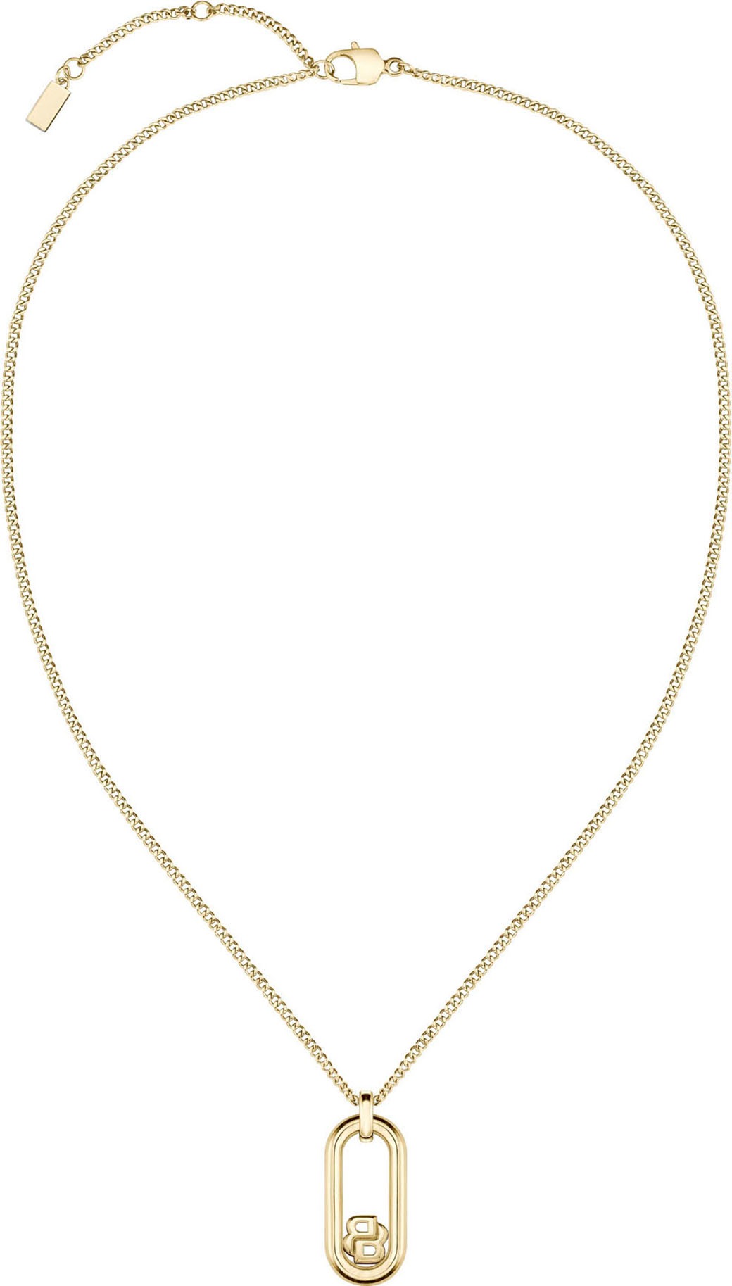 BOSS Kette mit Anhänger »DOUBLE B SWING, oval, 1580627«