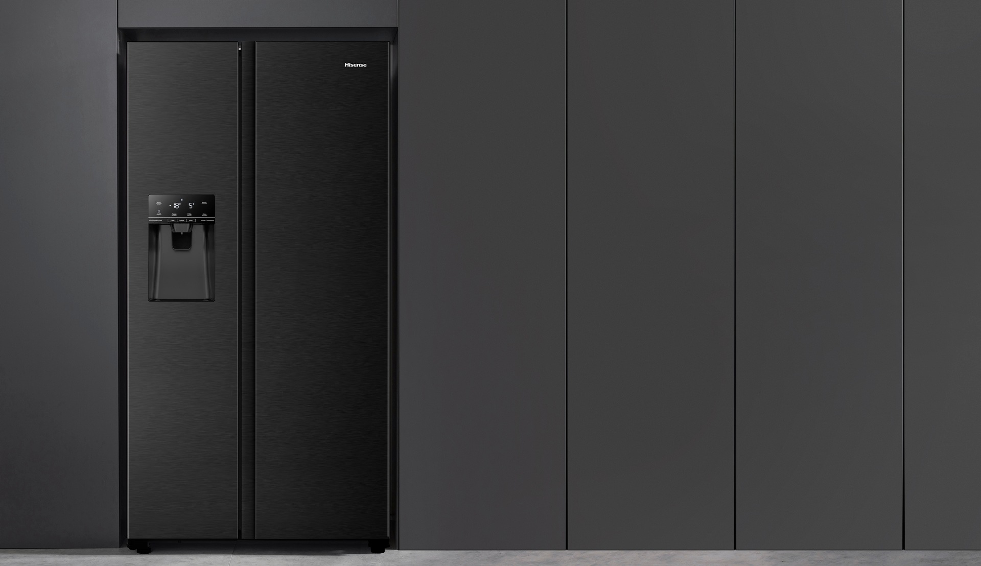 Hisense Side-by-Side »RS5P535NTFE«, Wasser-/Eisspender