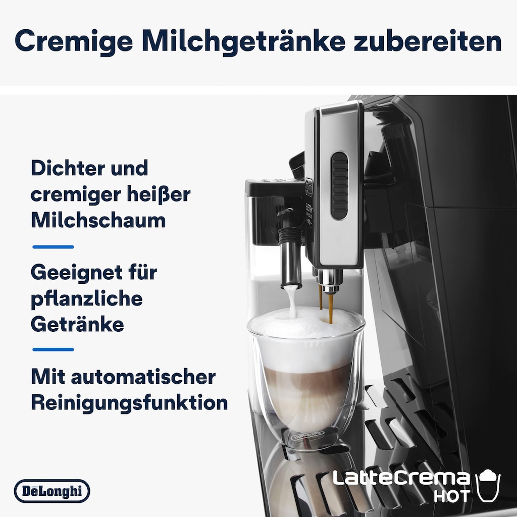 De'Longhi Kaffeevollautomat »ECAM 46.860.B Eletta Evo, schwarz«