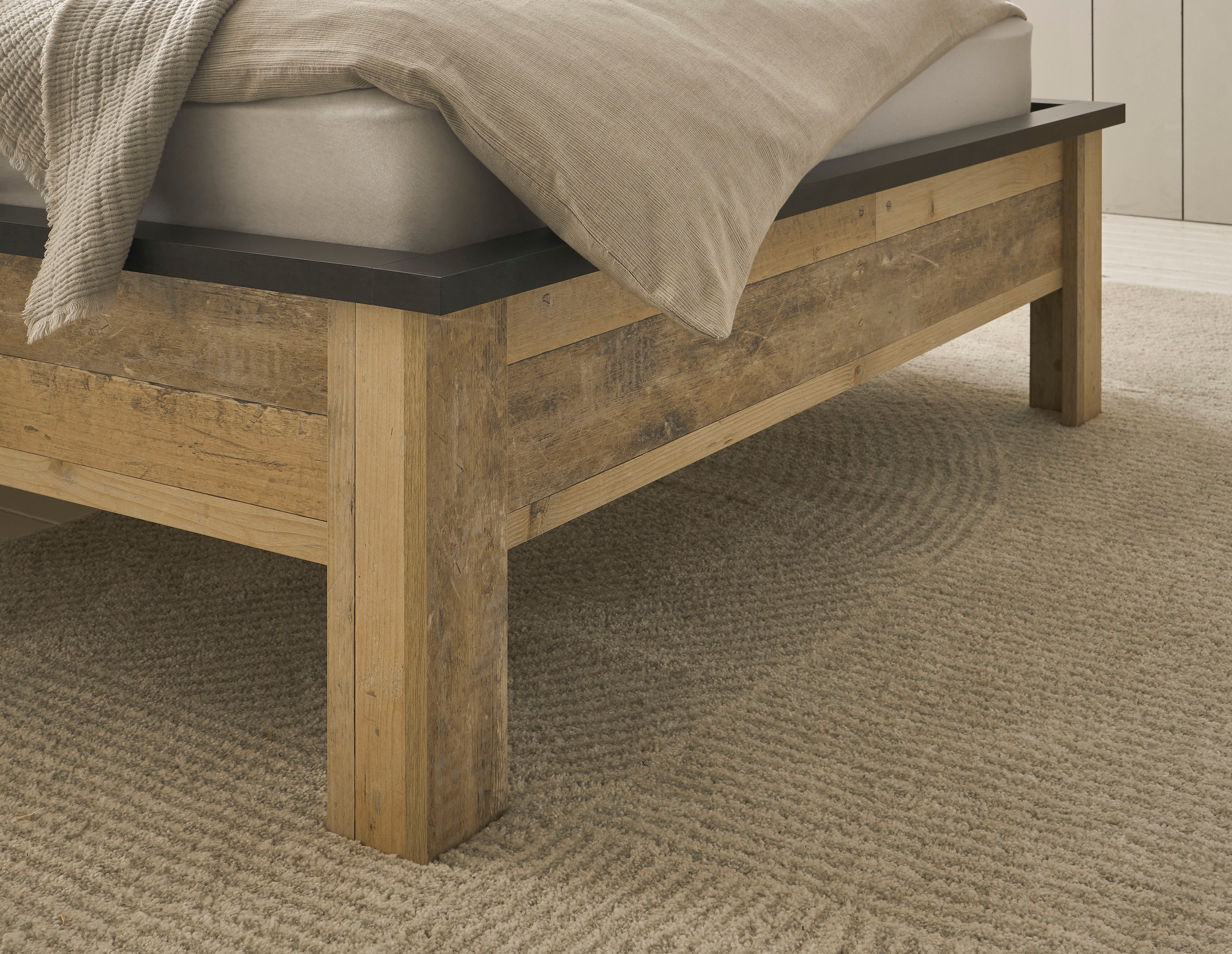 Home affaire Schlafzimmer-Set »SHERWOOD« 4 Stk. tlg. Liegefläche 180x200cm, Schrank 3-trg. 201cm breit