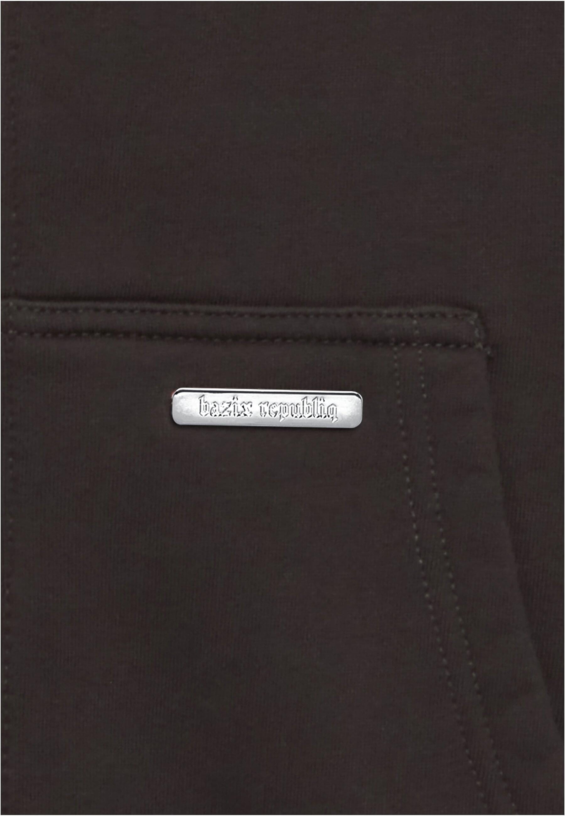 Dropsize Sweatjacke »Dropsize Herren Bazix Republiq Super Heavy Rib Zipper«