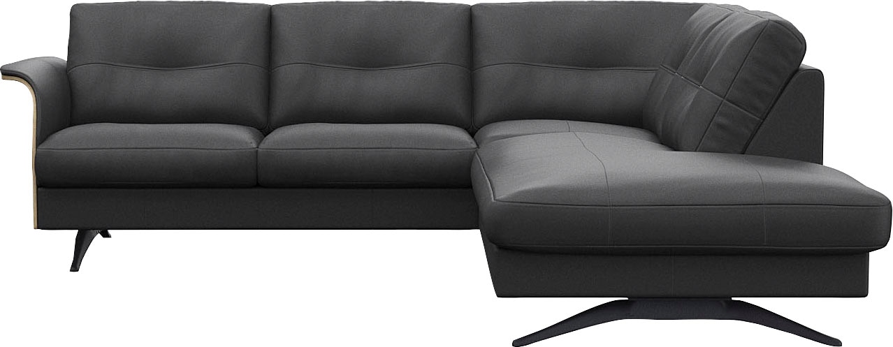 FLEXLUX Ecksofa »Glow, super bequem durch hochwertigem Sitzaufbau mit Feder günstig online kaufen