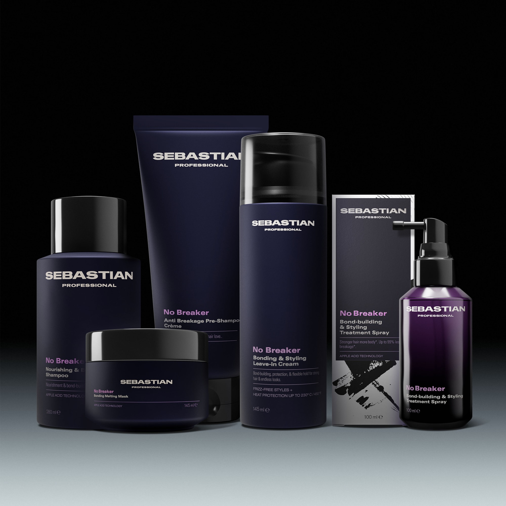 Sebastian Professional Haarshampoo »No Breaker Bonding Pre-Shampoo Crème« pflegendes Pre-Shampoo-Treatment, für glanzloses Haar, flüssige Textur