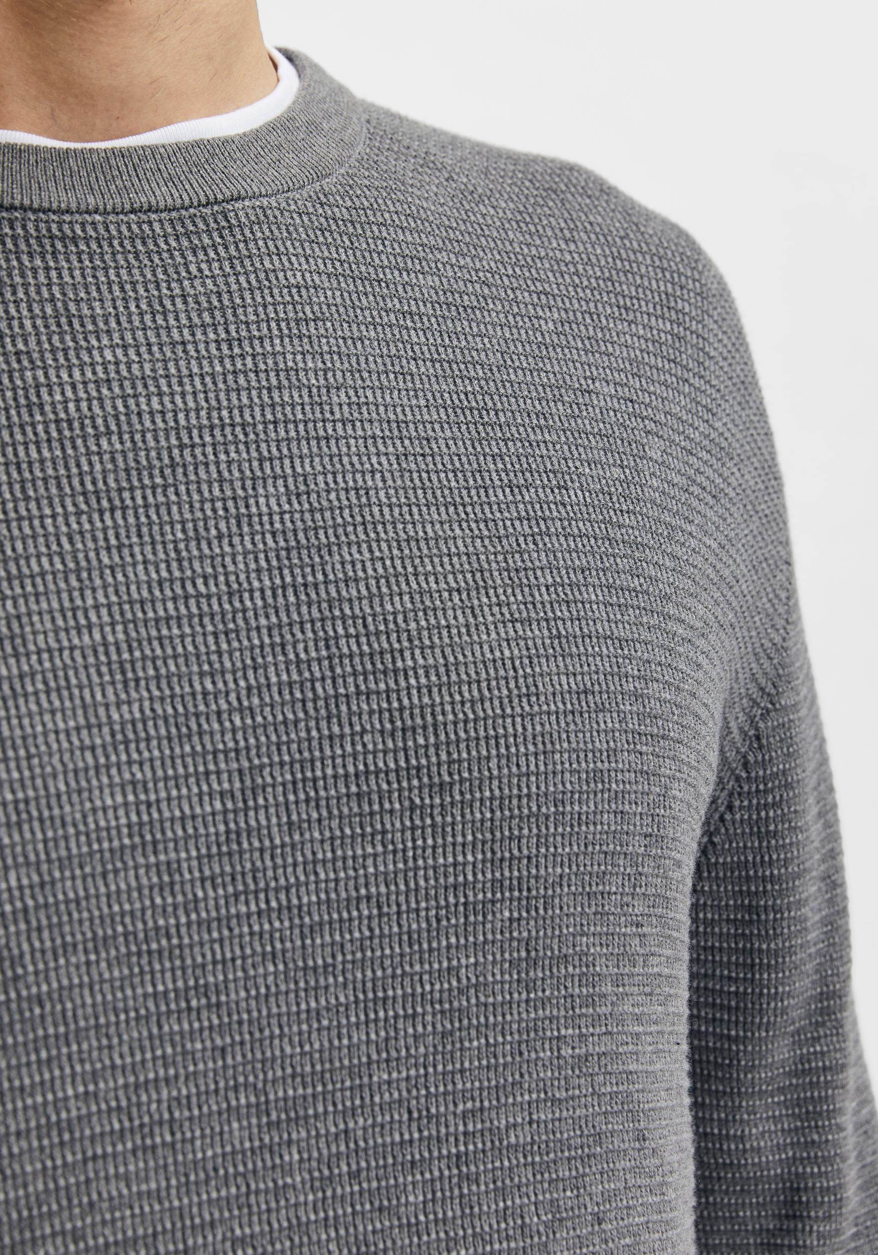 SELECTED HOMME Rundhalspullover »ROCKS KNIT CREW NECK«