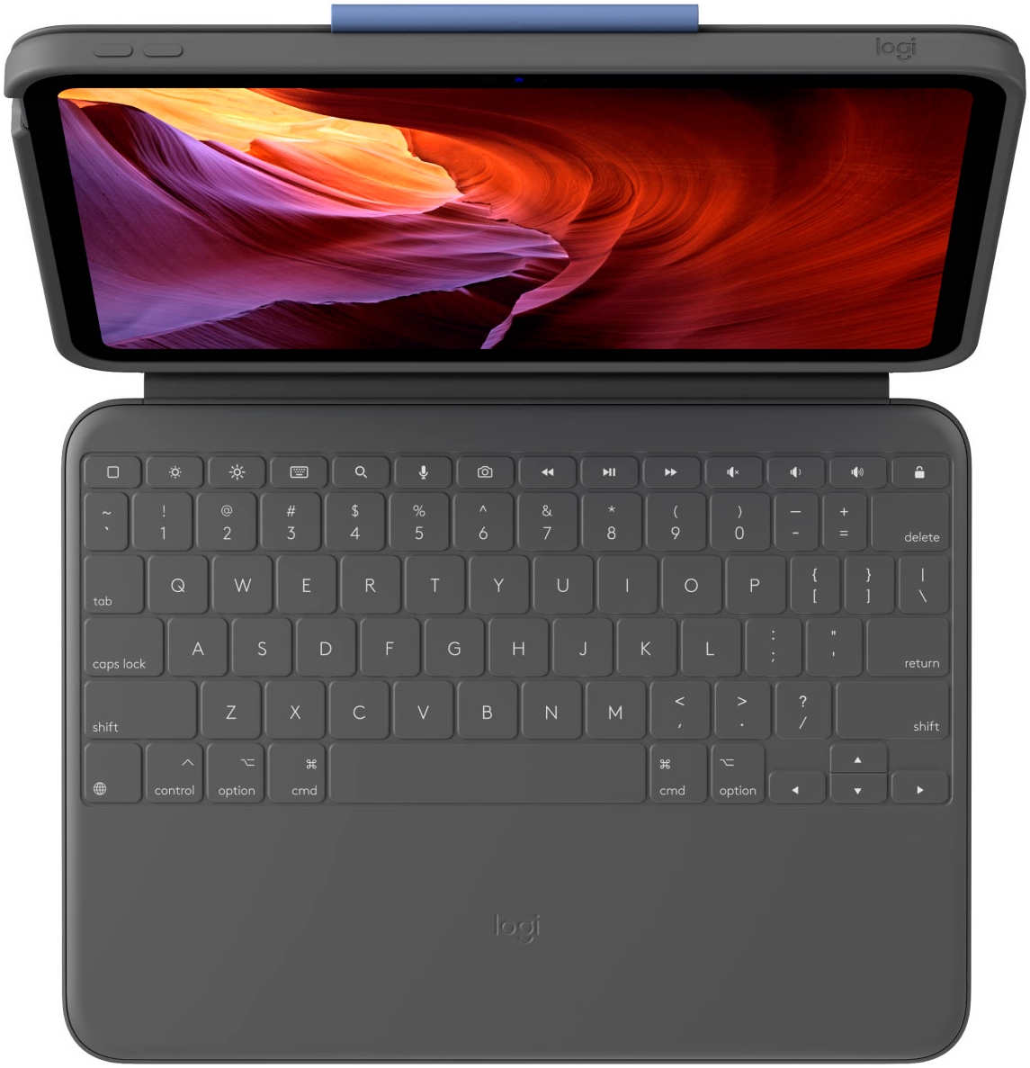 Logitech Tastatur »Rugged Folio« (Angenehmes Tippen | Magnetverschluss | verstellbare Füße)