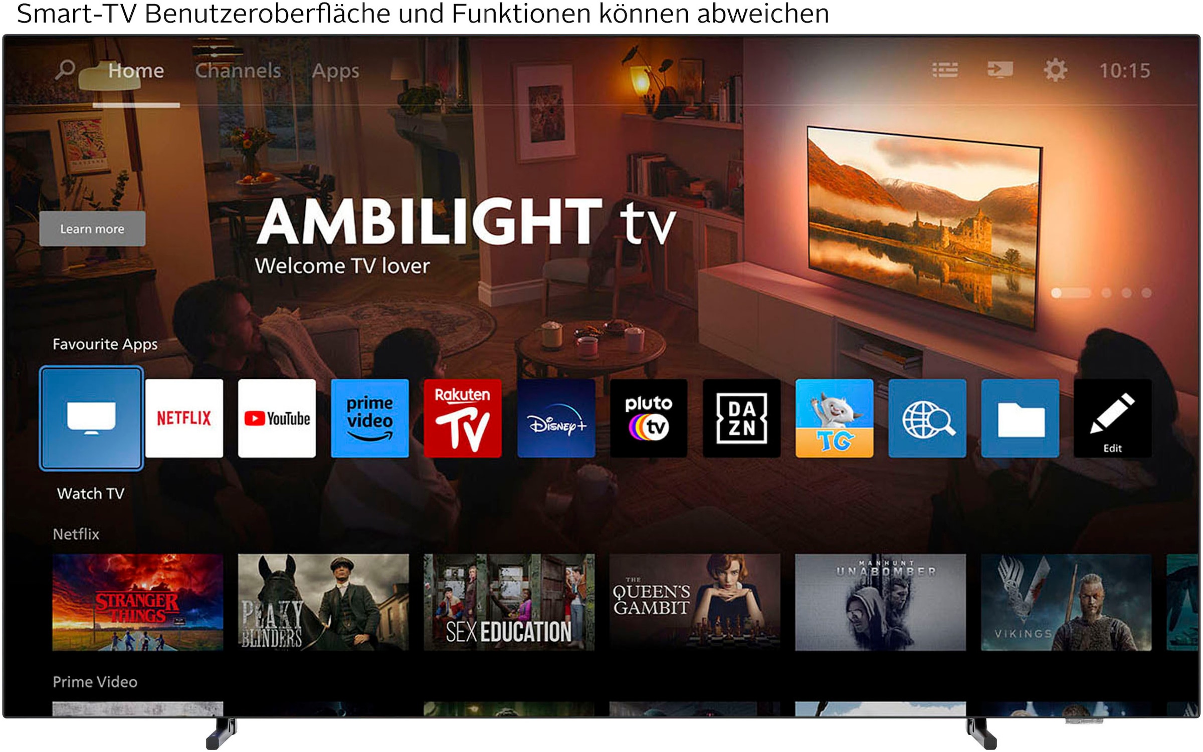 Philips OLED-Fernseher »48OLED760/12«, 4K Ultra HD, Smart-TV