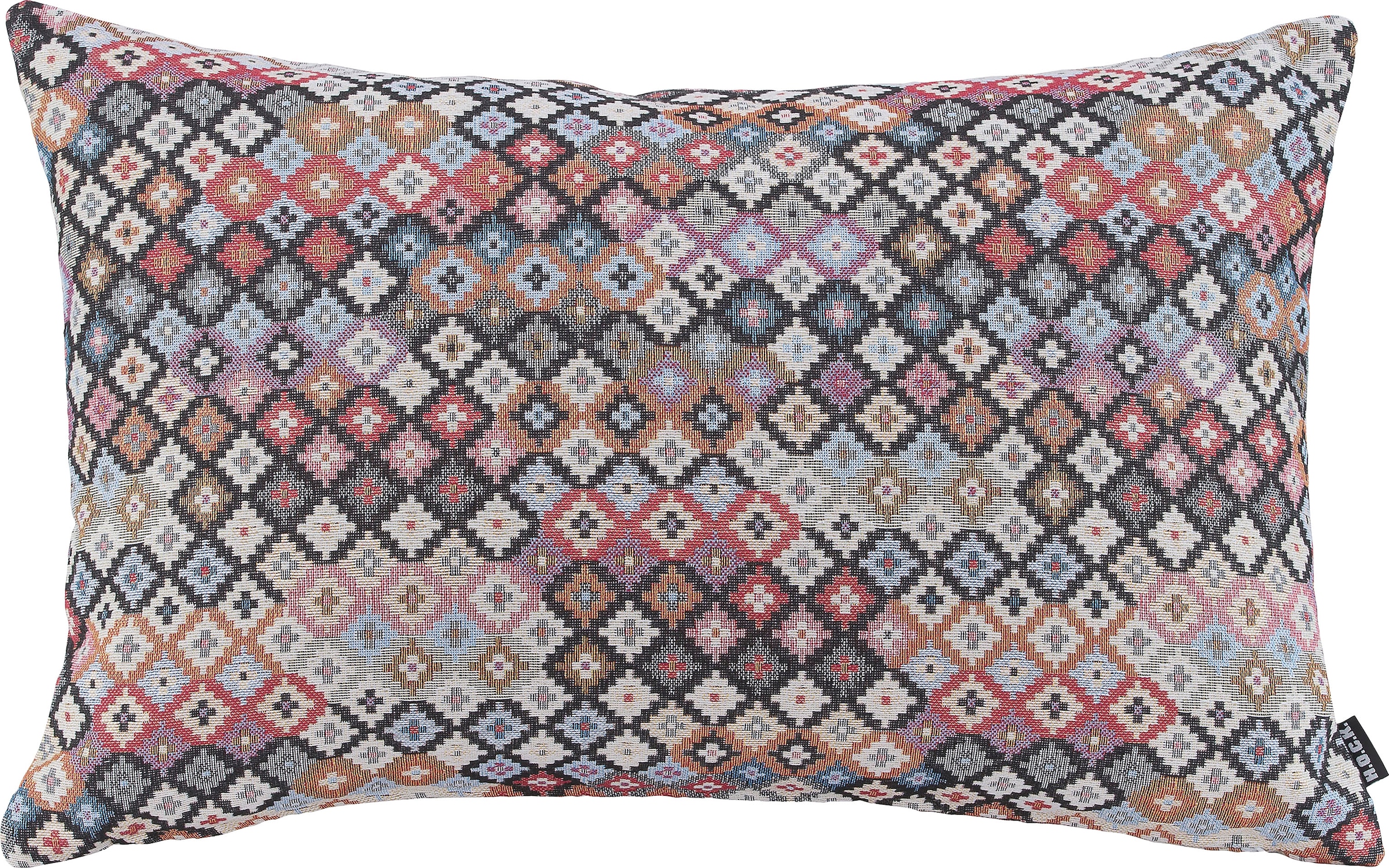 H.O.C.K. Dekokissen »Hugo« mit trendigem Muster, Kissenhülle mit Füllung, 1 günstig online kaufen