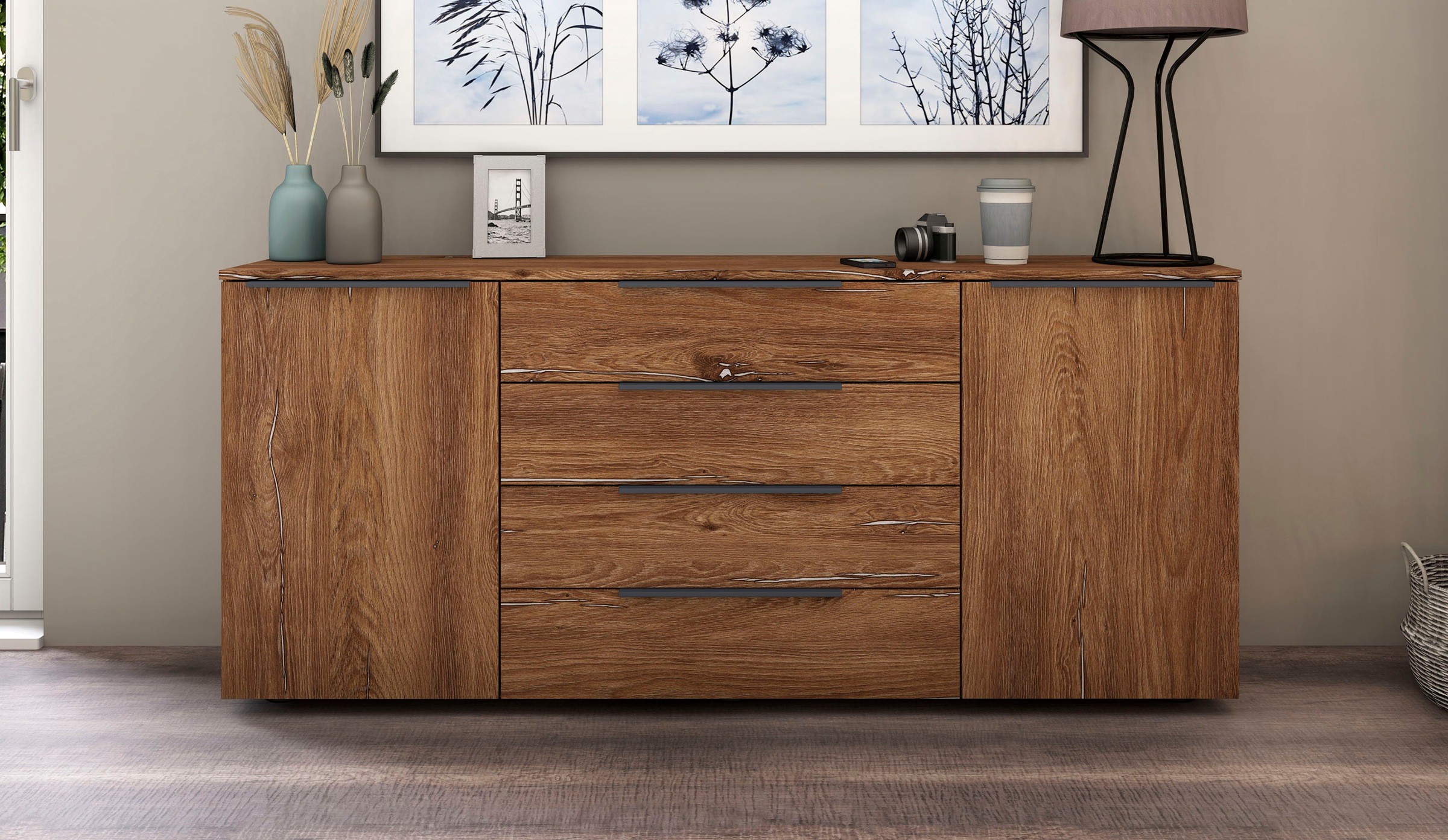 borchardt Möbel Sideboard »Tom«, Breite 166 cm