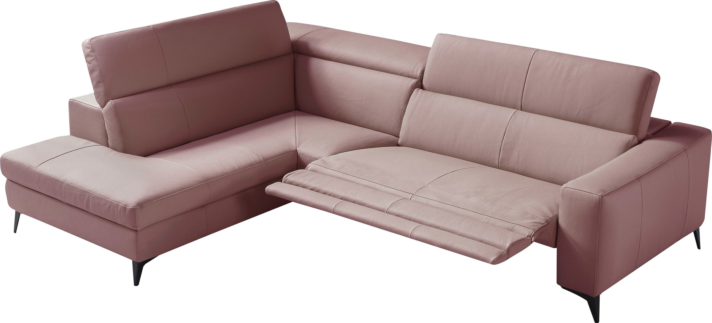 Egoitaliano Ecksofa »Edith, Designsofa mit hohem Sitzkomfort, L-Form«, inkl günstig online kaufen