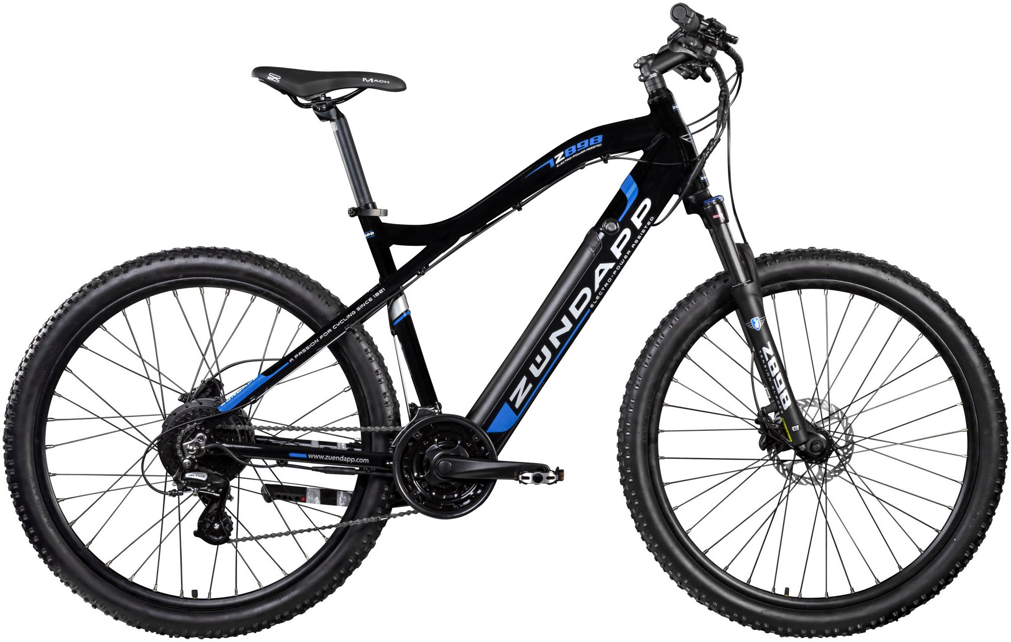 Zündapp E-Bike »Z898«, 24 Gang, Heckmotor 250 W, Pedelec, Elektrofahrrad für Damen u. Herren, MTB