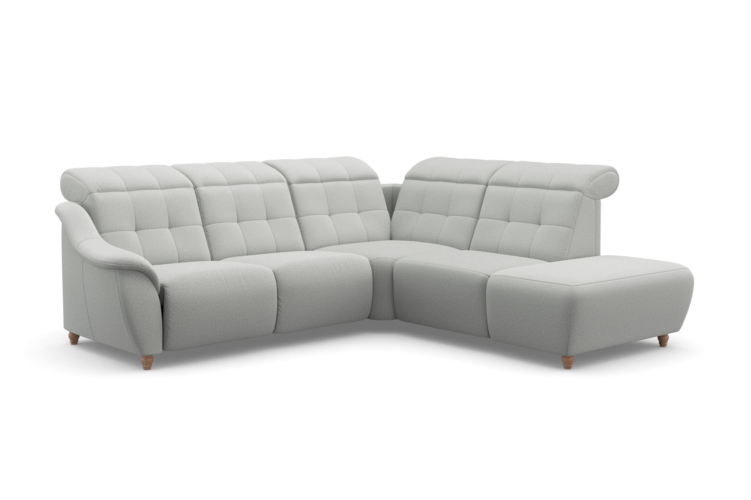 Home affaire Ecksofa »Boston L-Form« Kopfteilverstellung an jeder Sitzfläche, wahlweise Relaxfunktion