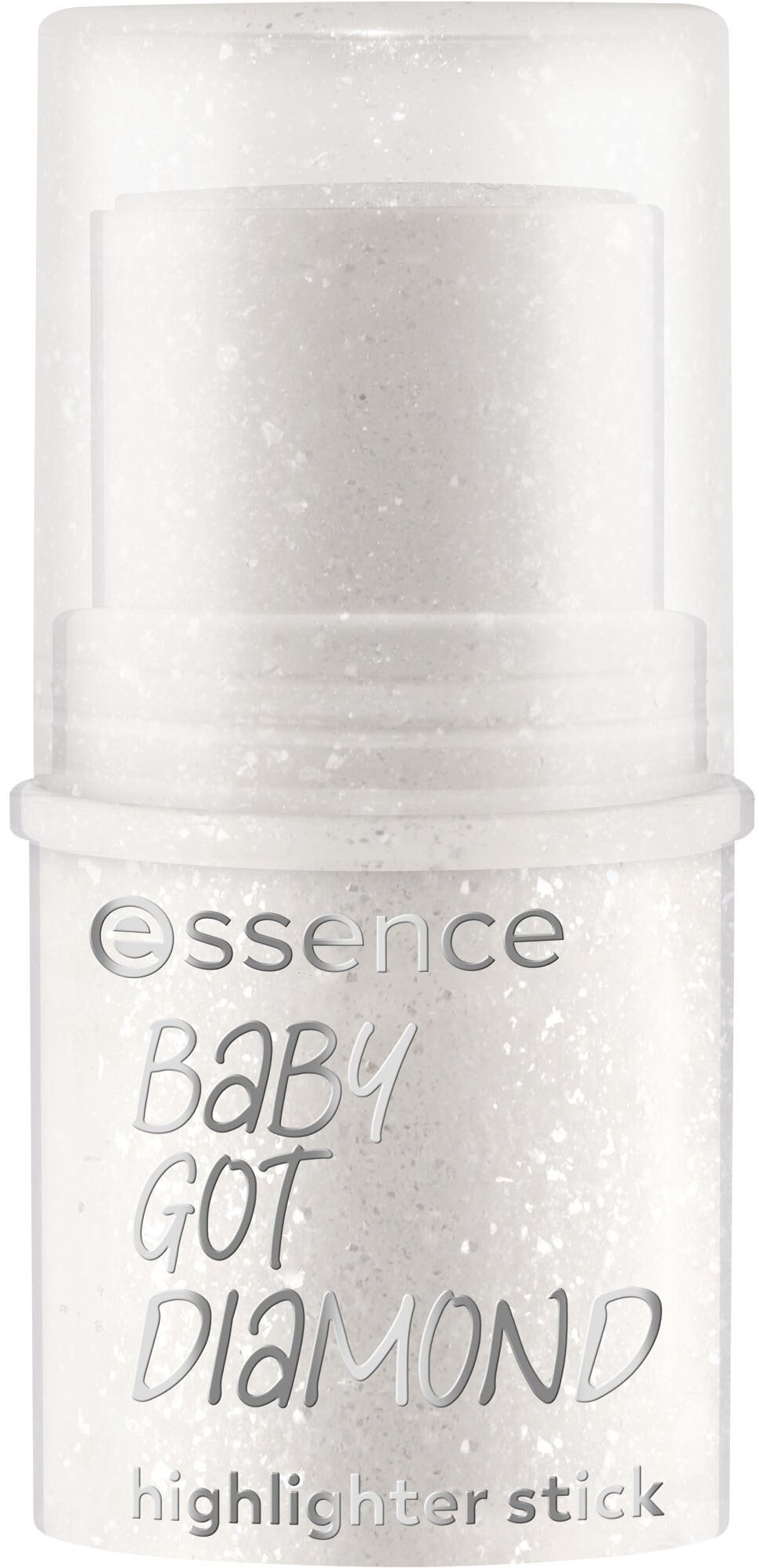 Essence Highlighter »BABY GOT DIAMOND highlighter stick«, (Set, 3 tlg.), Geschmeidige Formel, mit Silberglitter, praktisch und vegan.