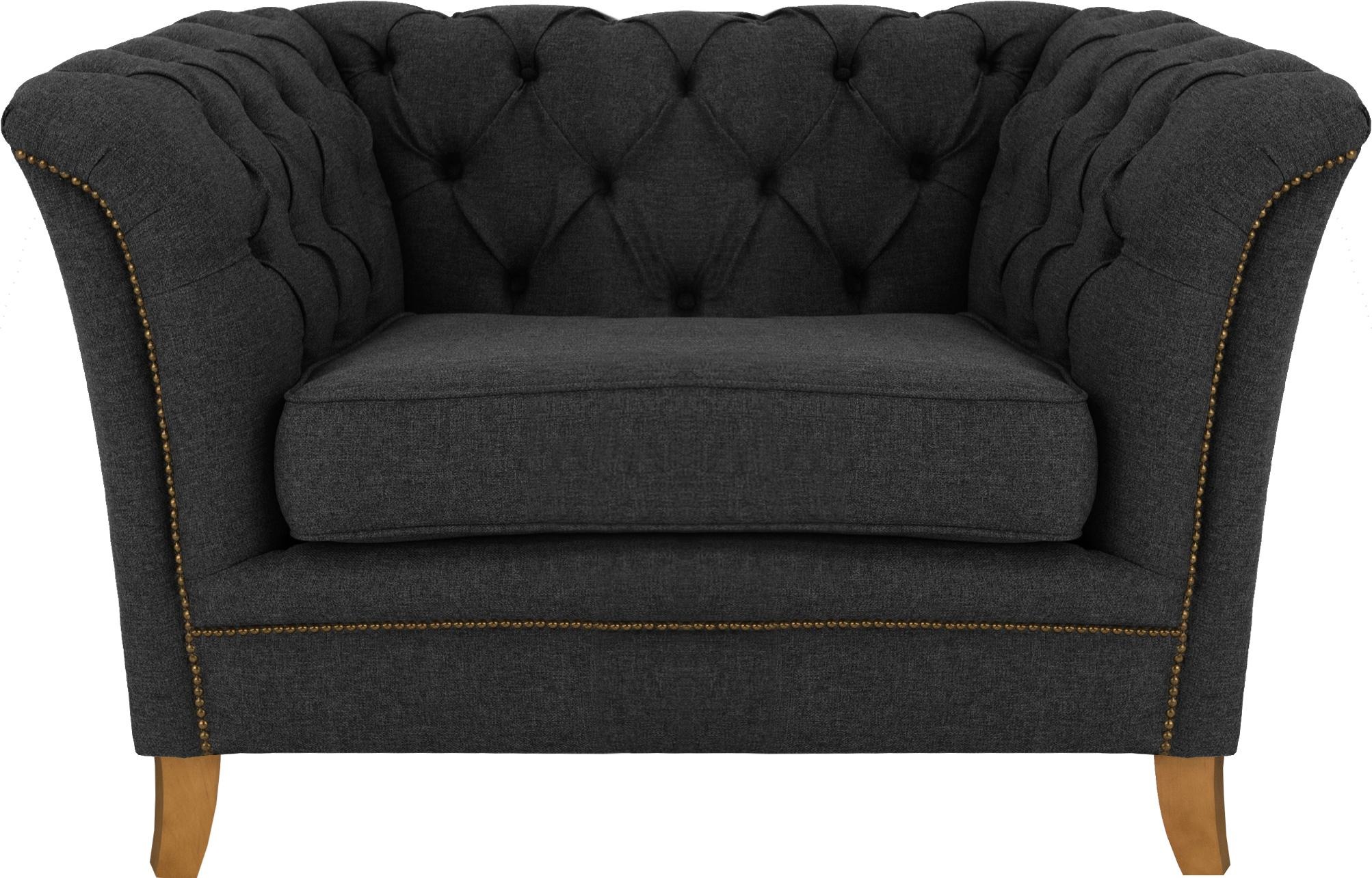 Home affaire Sessel »Newport modernes Chesterfield«, mit Knopfheftung im Rü günstig online kaufen